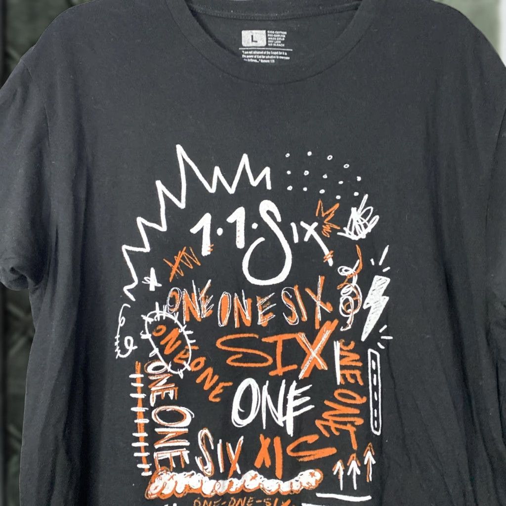 Vintage VINTAGE Andy Mineo T Shirt Band Jesus Tour Y2K Reach Records Mens L Black 11Six T-Shirt Band Music Mens Large Boys? Size US L / EU 52-54 / 3 - 1 Thumbnail