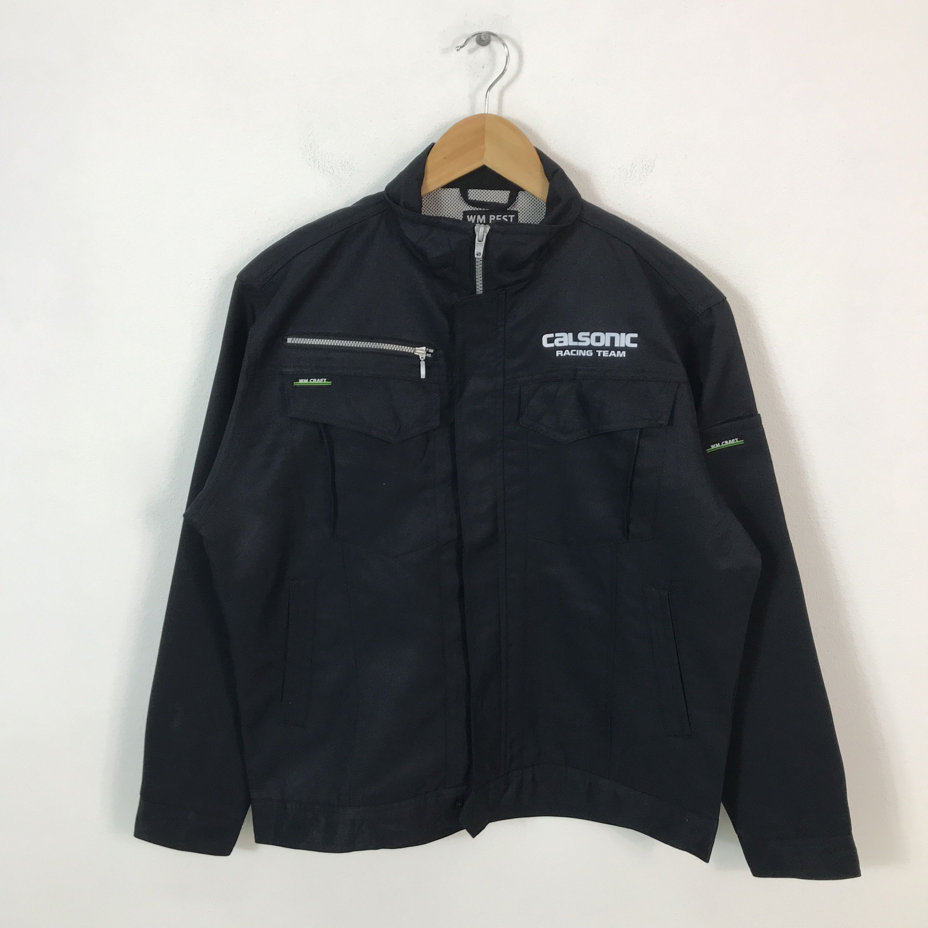 Japanese Brand Vtg calsonic racing team Japan F1 design jacket Size US L / EU 52-54 / 3 - 2 Thumbnail