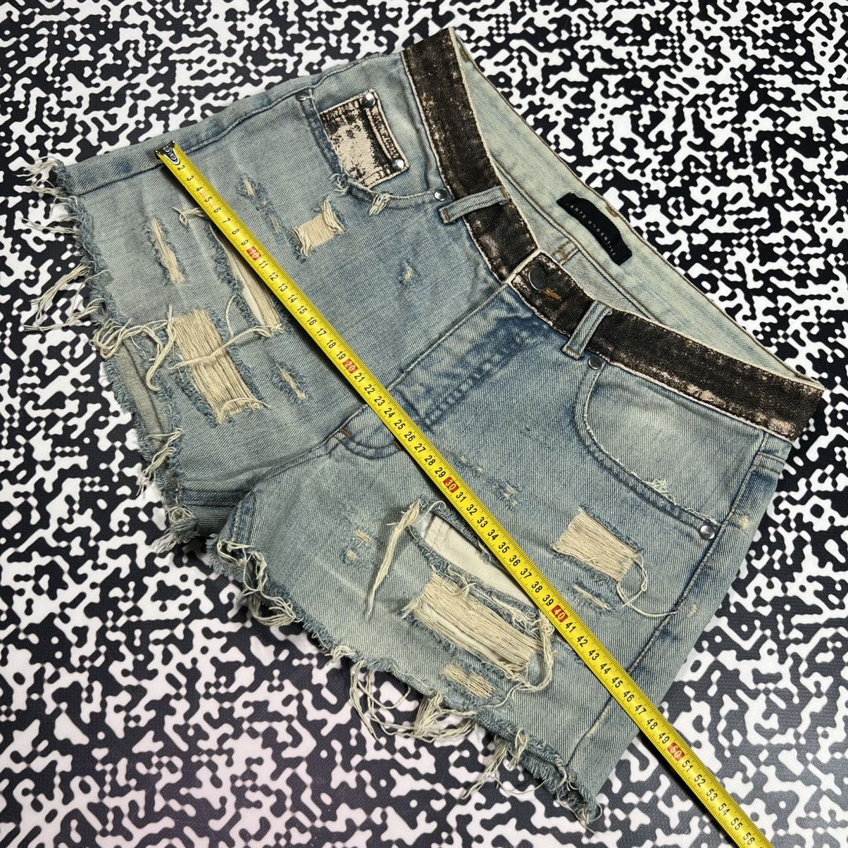 Japanese Brand Vintage Y2K Carte D’identine Japanese Distressed Shorts Size 30" / US 8 / IT 44 - 19 Thumbnail