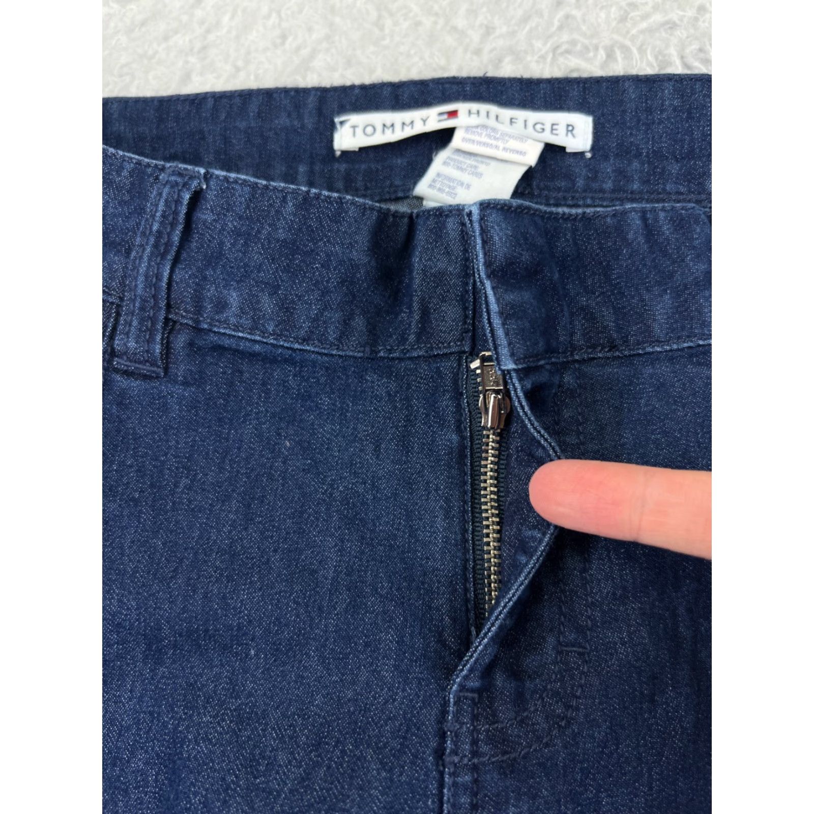 Tommy Hilfiger Tommy Hilfiger Jeans Women 4 Blue Denim Flared Low Rise Cotton Blend Vintage No Size 27" / US 4 / IT 40 - 7 Thumbnail