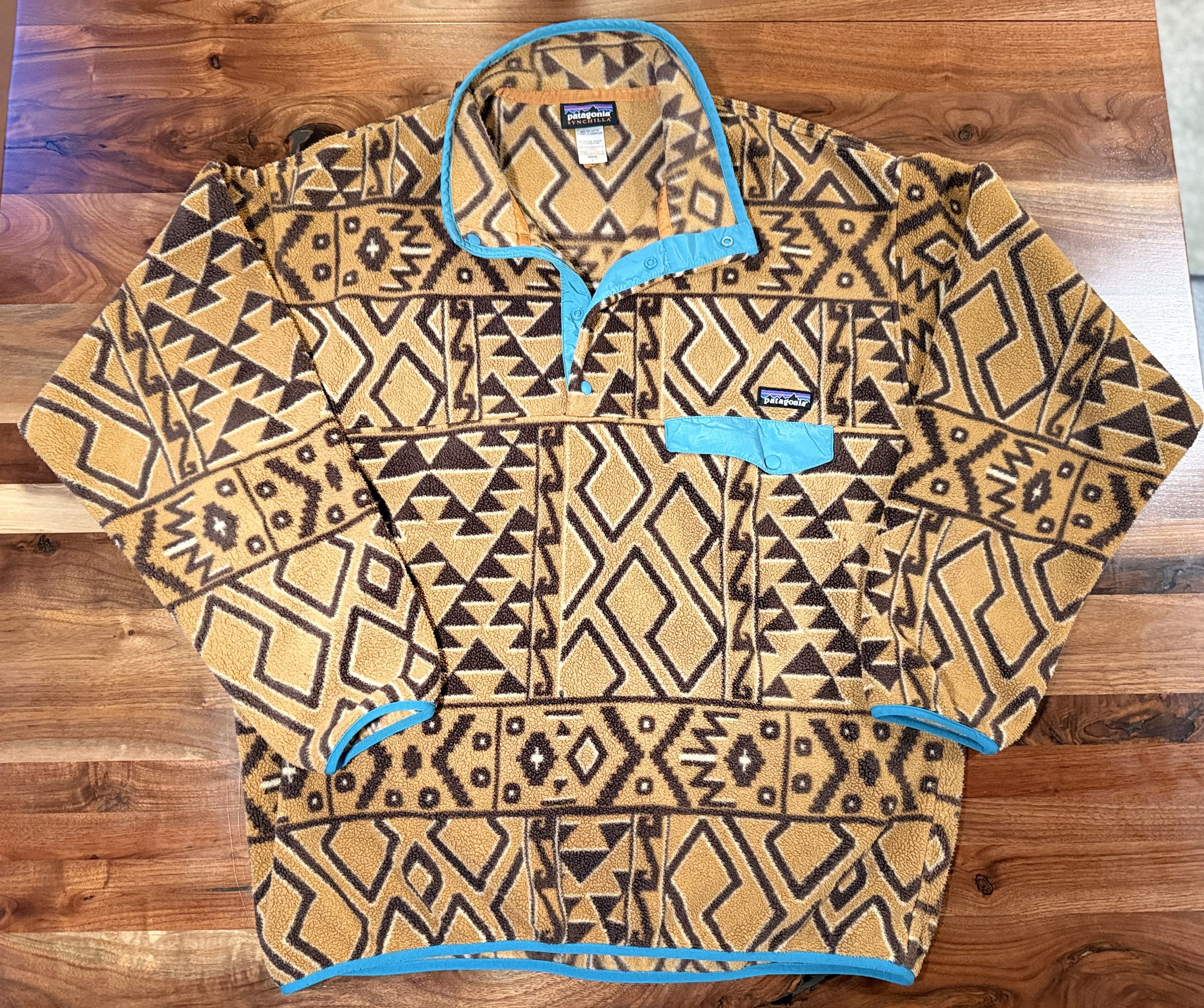 Patagonia Patagonia Synchilla Snap-T Aztec Geo Montana Siete Large Size US L / EU 52-54 / 3 - 1 Thumbnail