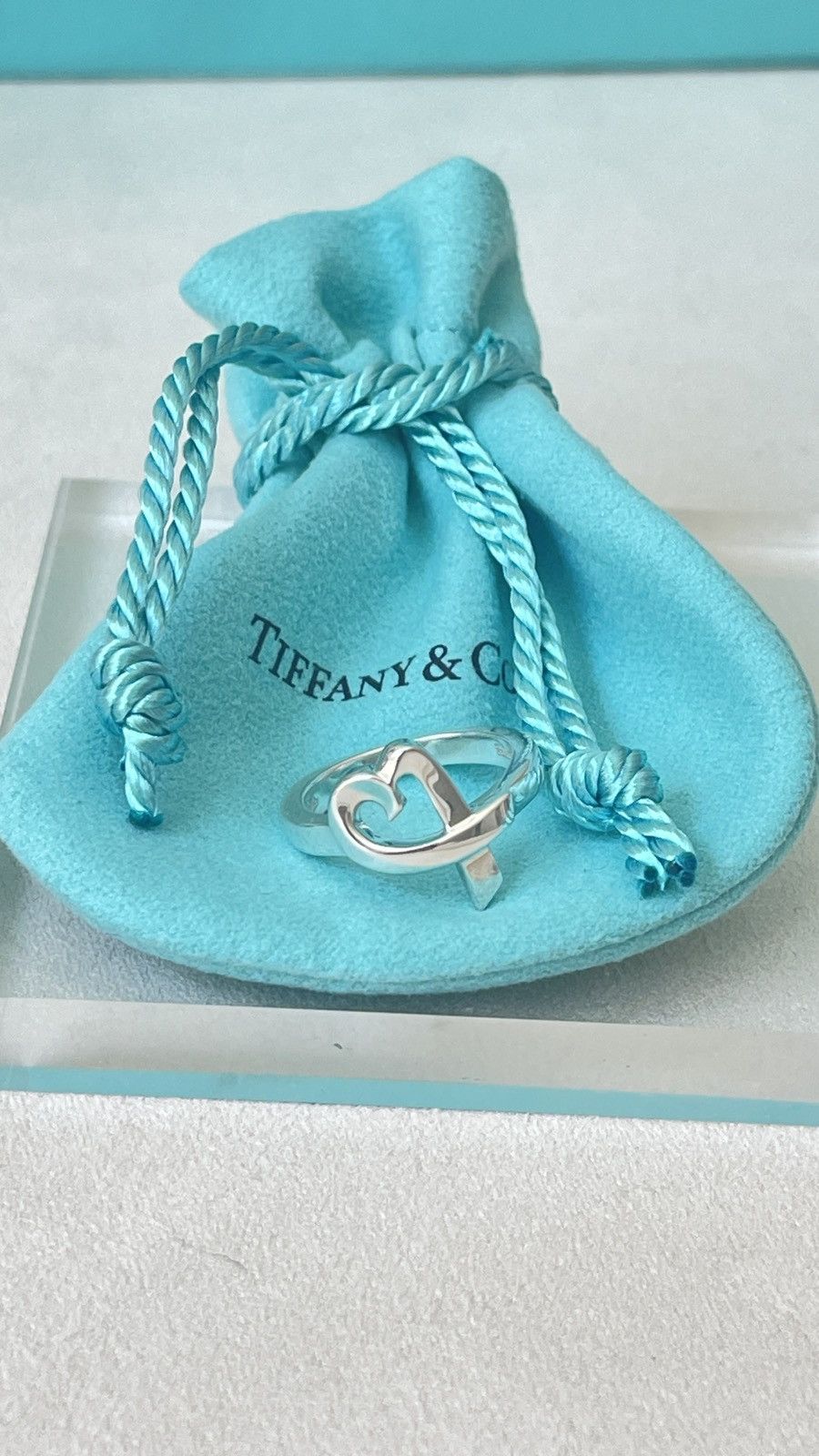 Tiffany & Co. Tiffany & Co. Open Heart Ring in Silver size 6 $300 NEW Size ONE SIZE - 3 Thumbnail