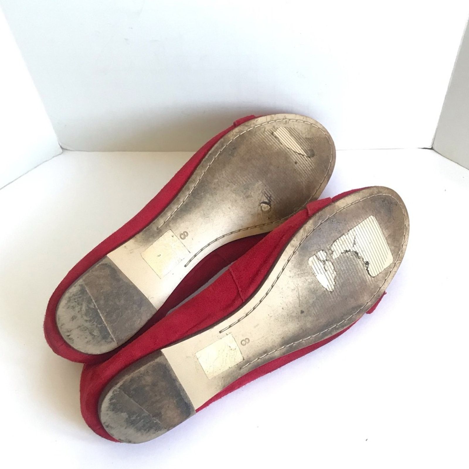 Jeffrey Campbell Jeffrey Campbell Suede Flats US 7.5 🎈 Red Size US 7.5 / IT 37.5 - 7 Thumbnail