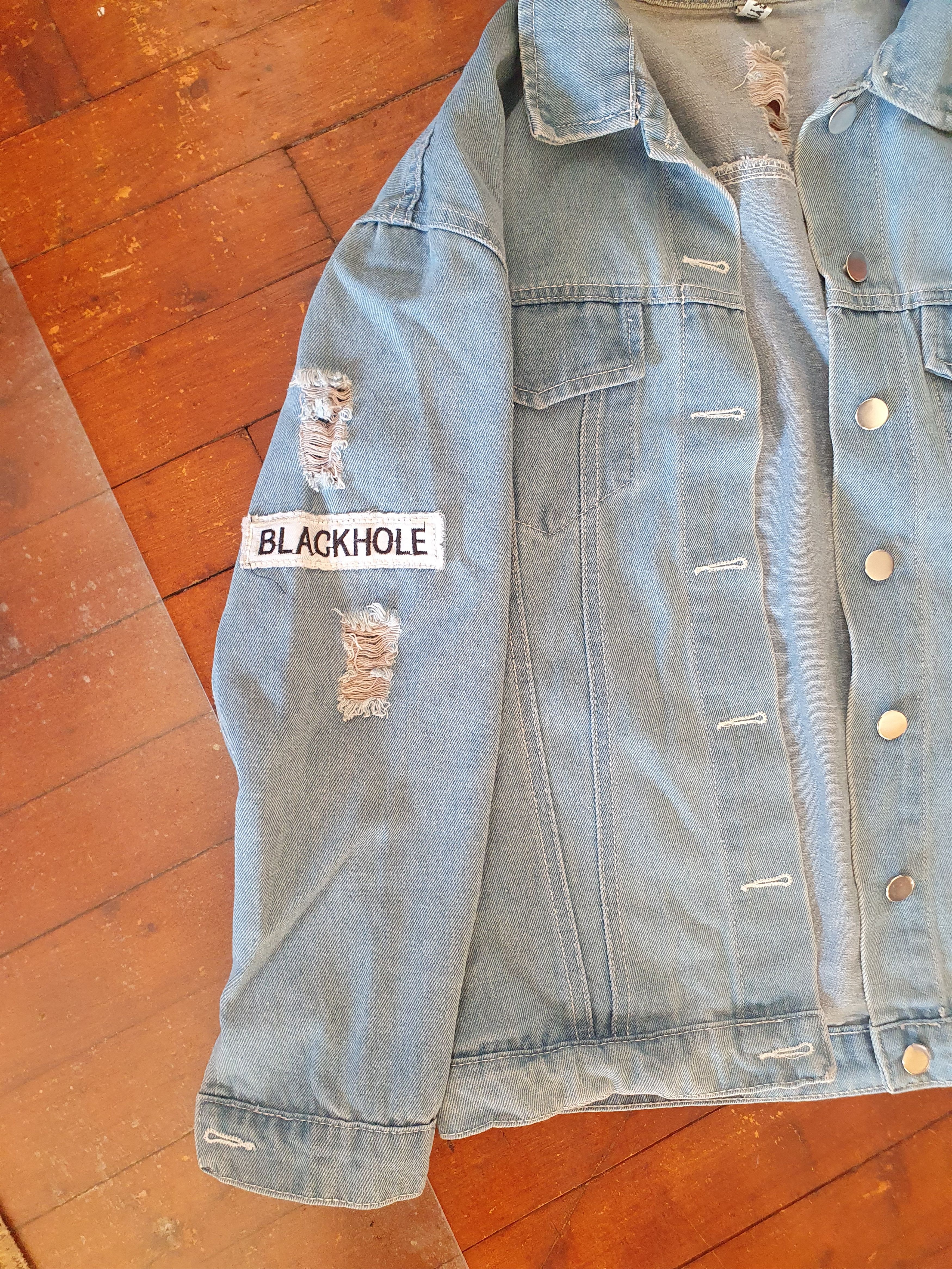 Other Aieryiyi Where Is My Mind Distressed Denim Jacket BTS JIN L Size L / US 10 / IT 46 - 6 Thumbnail