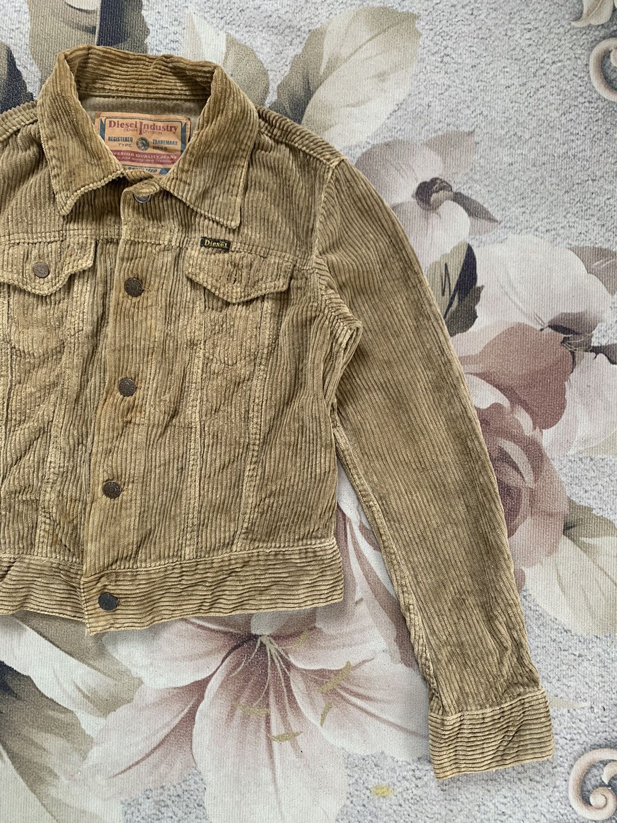 Diesel Diesel Industry Corduroy Crop Style Jacket Made in Italy Size US S / EU 44-46 / 1 - 4 Thumbnail