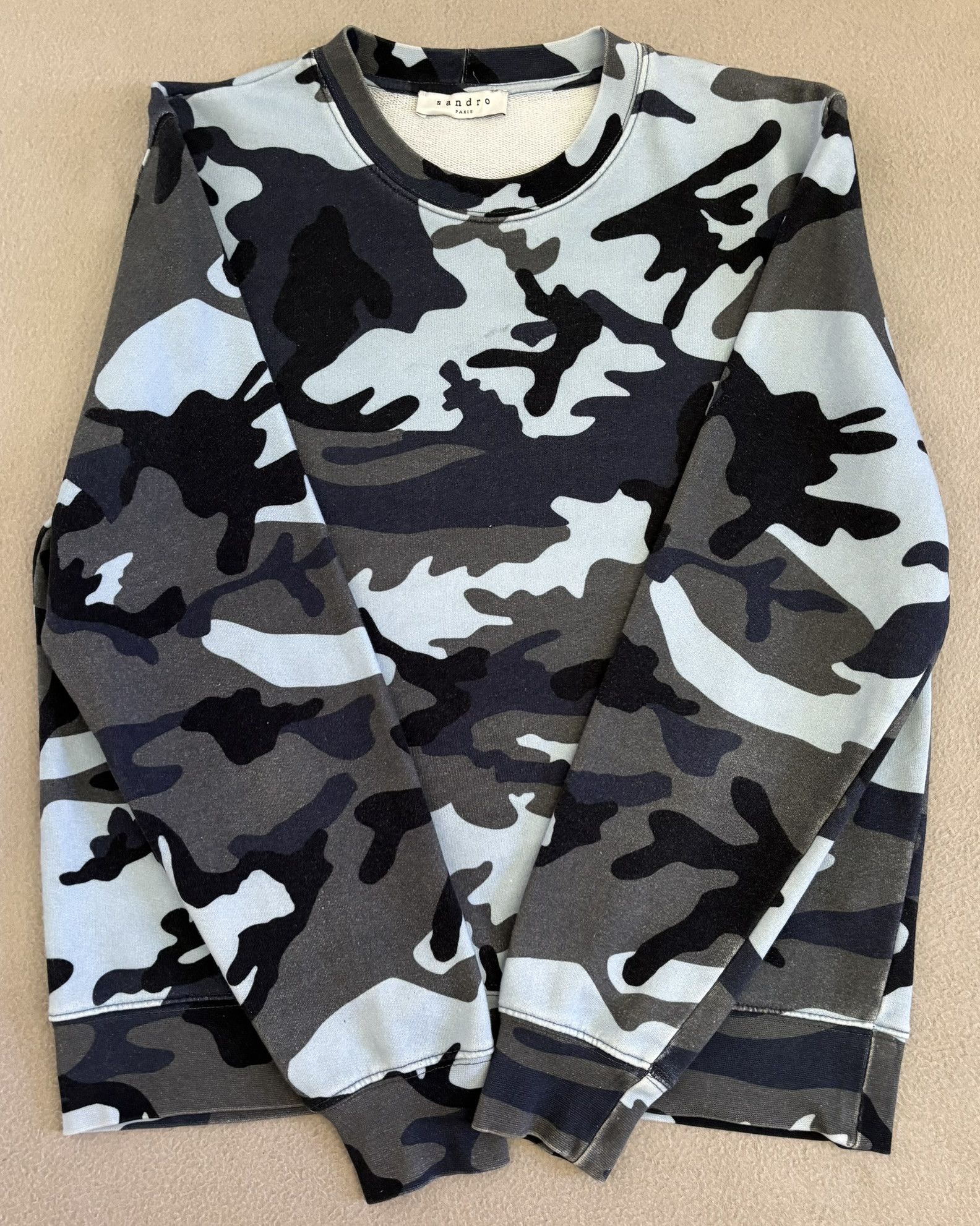 Sandro Sandro Camouflage sweatshirt size S/M Size US M / EU 48-50 / 2 - 9 Thumbnail