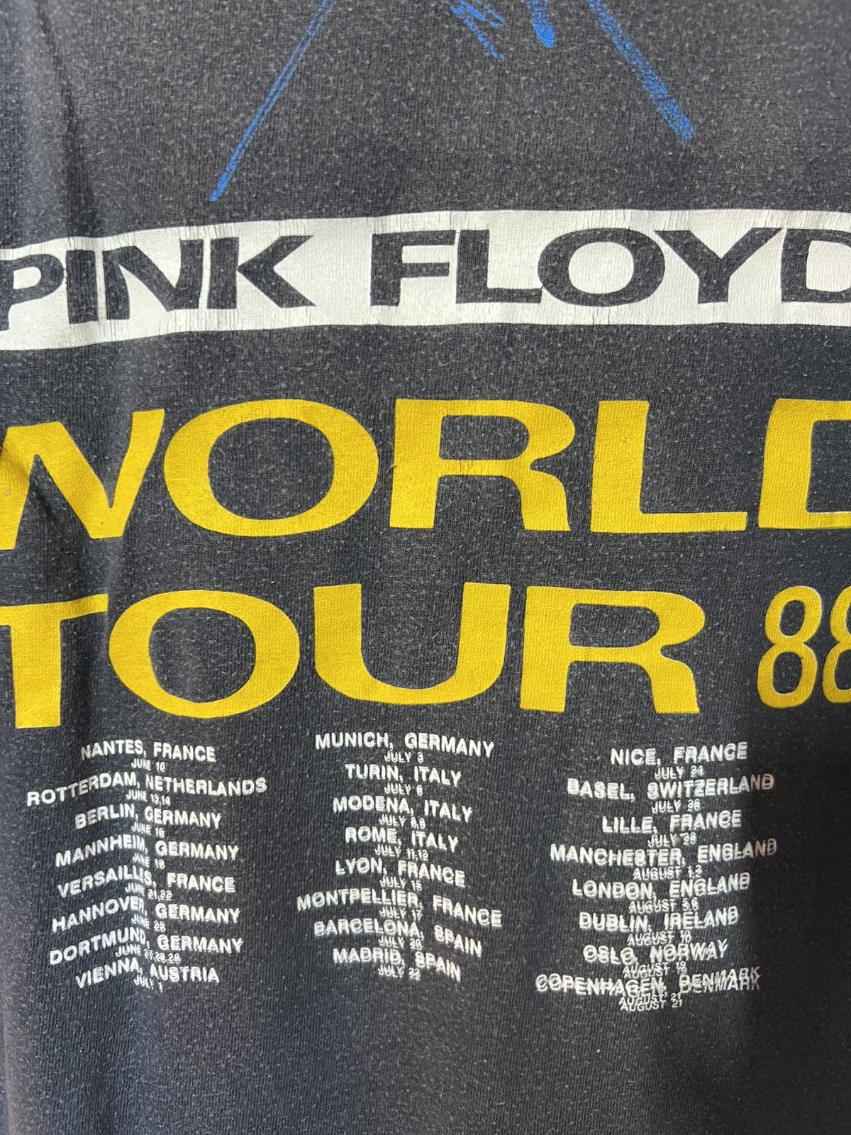 Band Tees Shirt vintage 80s tour Pink Floyd Size US M / EU 48-50 / 2 - 6 Thumbnail