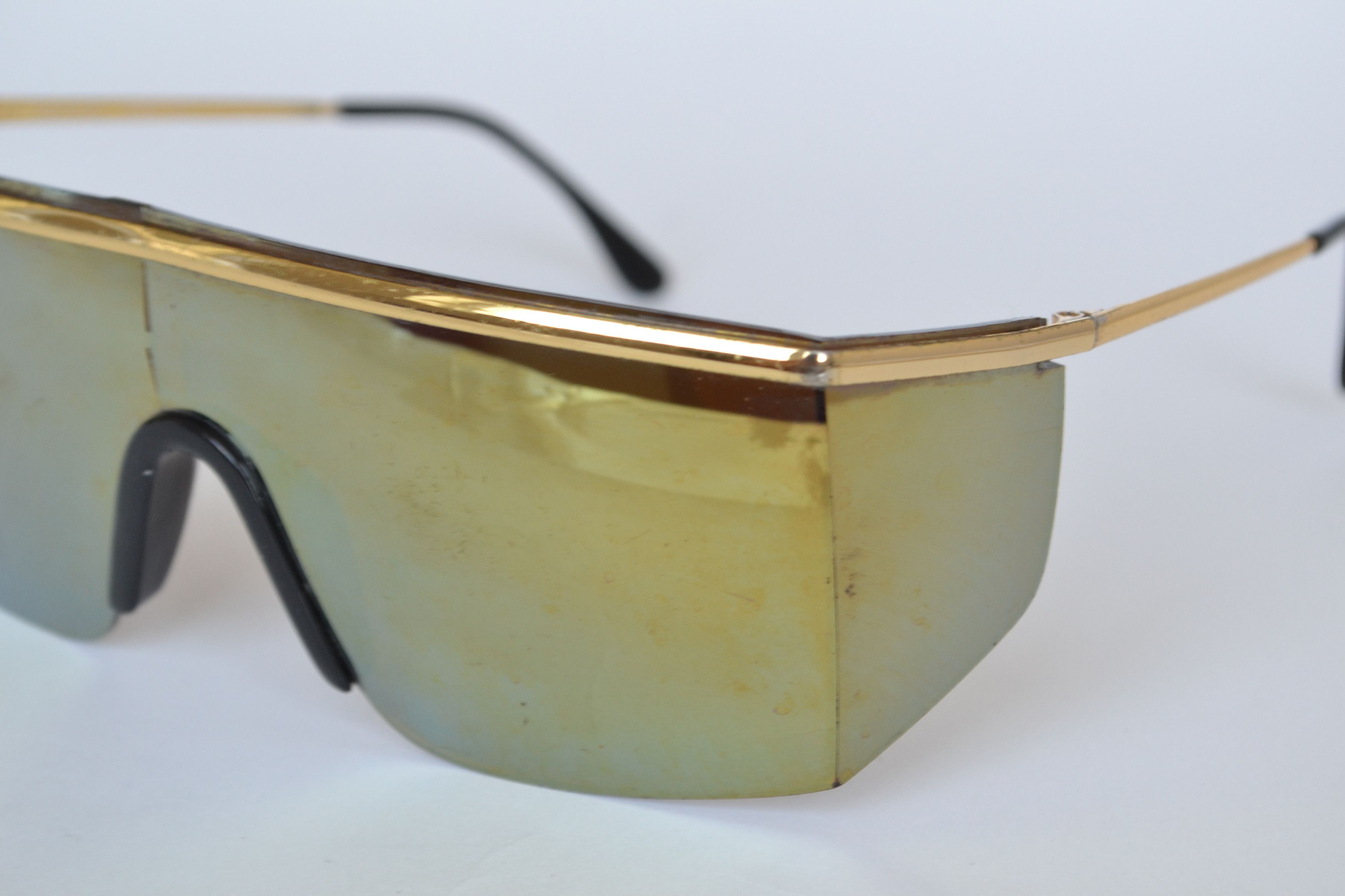 Versace 🔴 GIANNI VERSACE Sunglasses Mod 790 Shield Mask Mirror 90s Size ONE SIZE - 9 Thumbnail