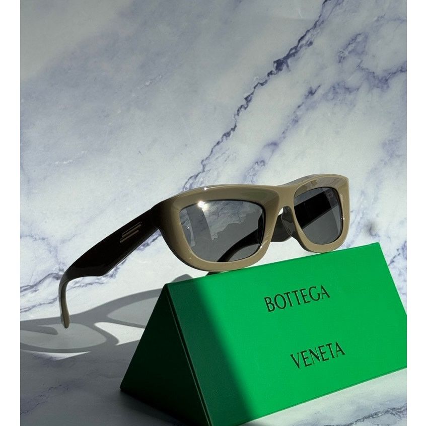 Bottega Veneta NEW Bottega Veneta BV1326S Taupe Unisex Sunglasses Size ONE SIZE - 1 Thumbnail