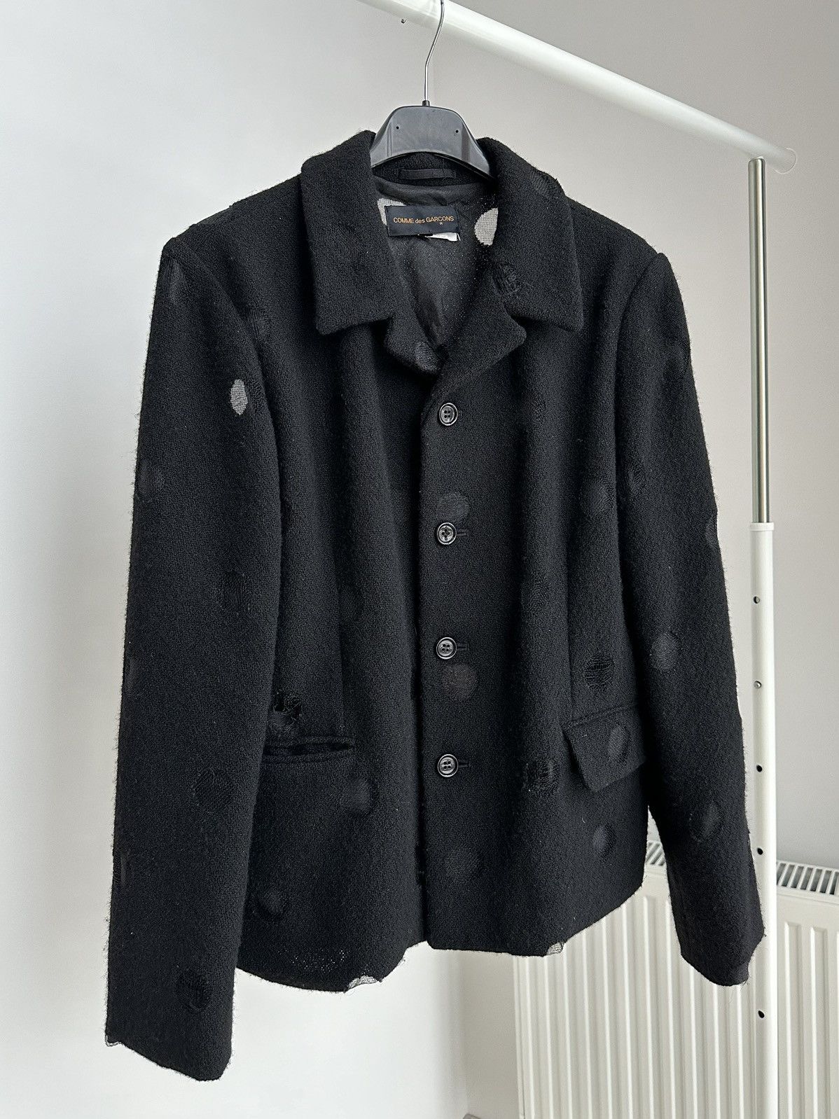 Comme des Garcons Comme Des Garçons Wool Holed Jacket Blazer Size M / US 6-8 / IT 42-44 - 5 Thumbnail