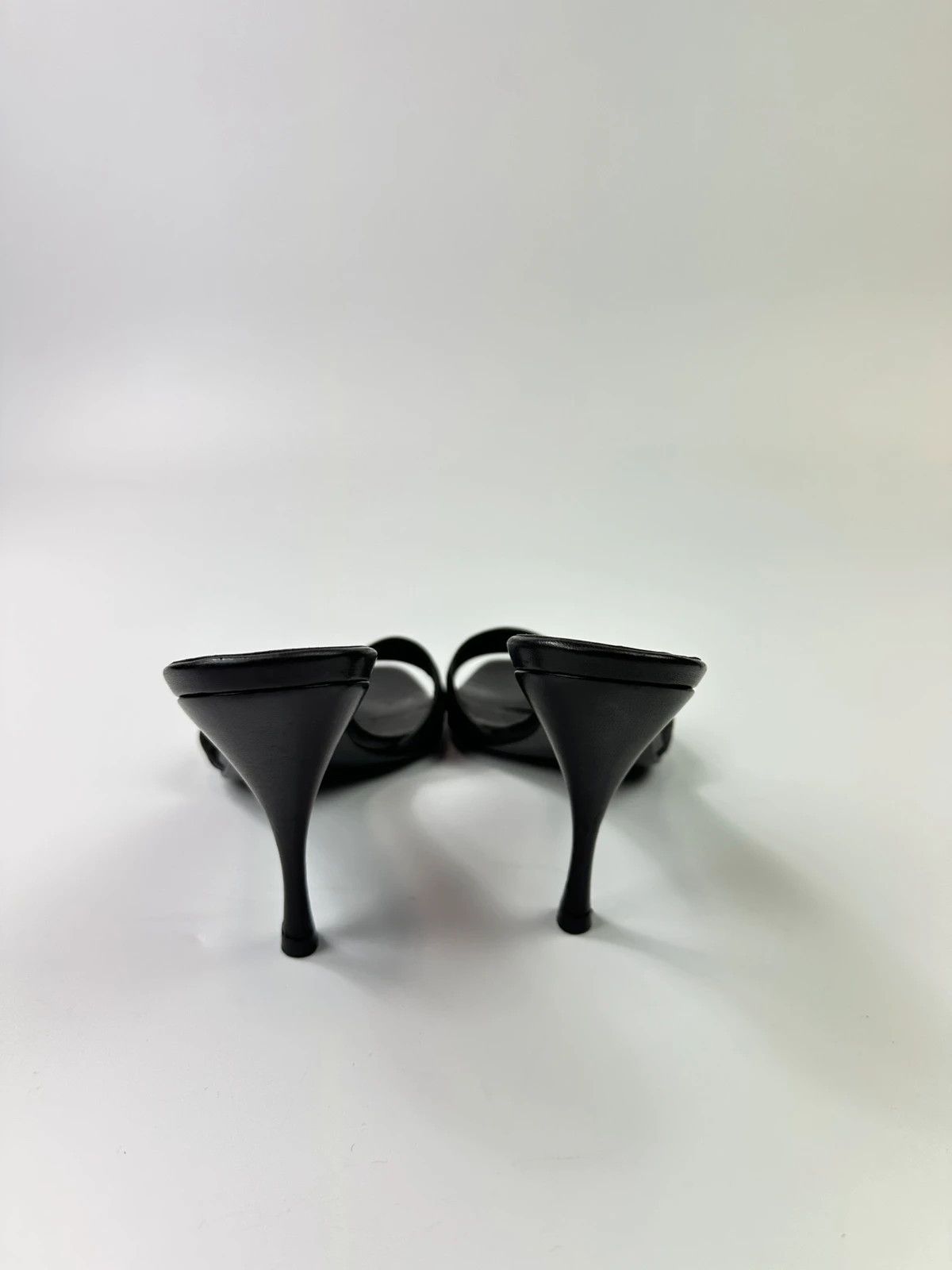 Gucci Gucci 00’s Black Canvas Monogram Heels Pumps Mules Size US 8.5 / IT 38.5 - 8 Thumbnail