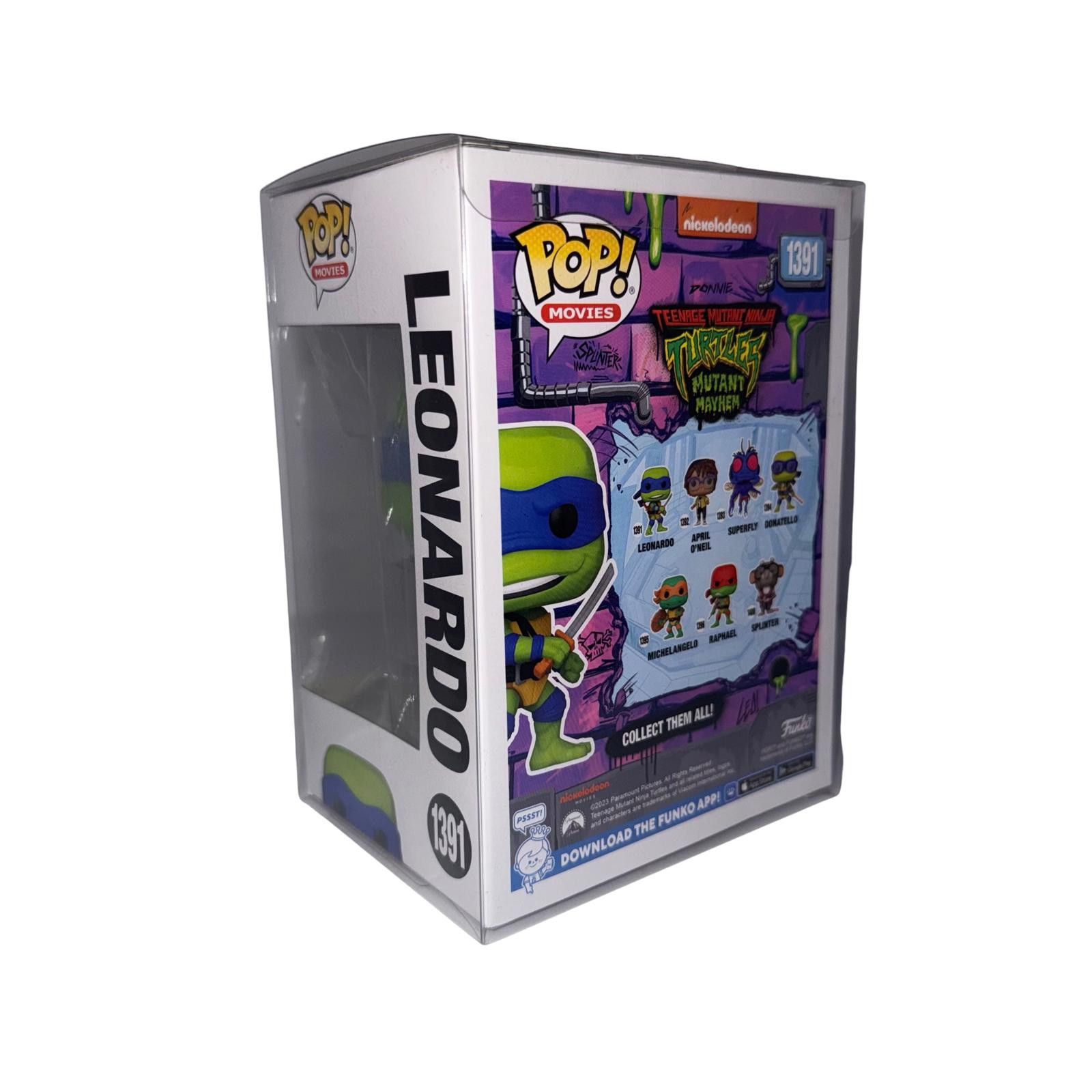 Other NIB Funko Pop! Movies TMNT Mutant Mayhem Leonardo #1391 Size ONE SIZE - 2 Thumbnail
