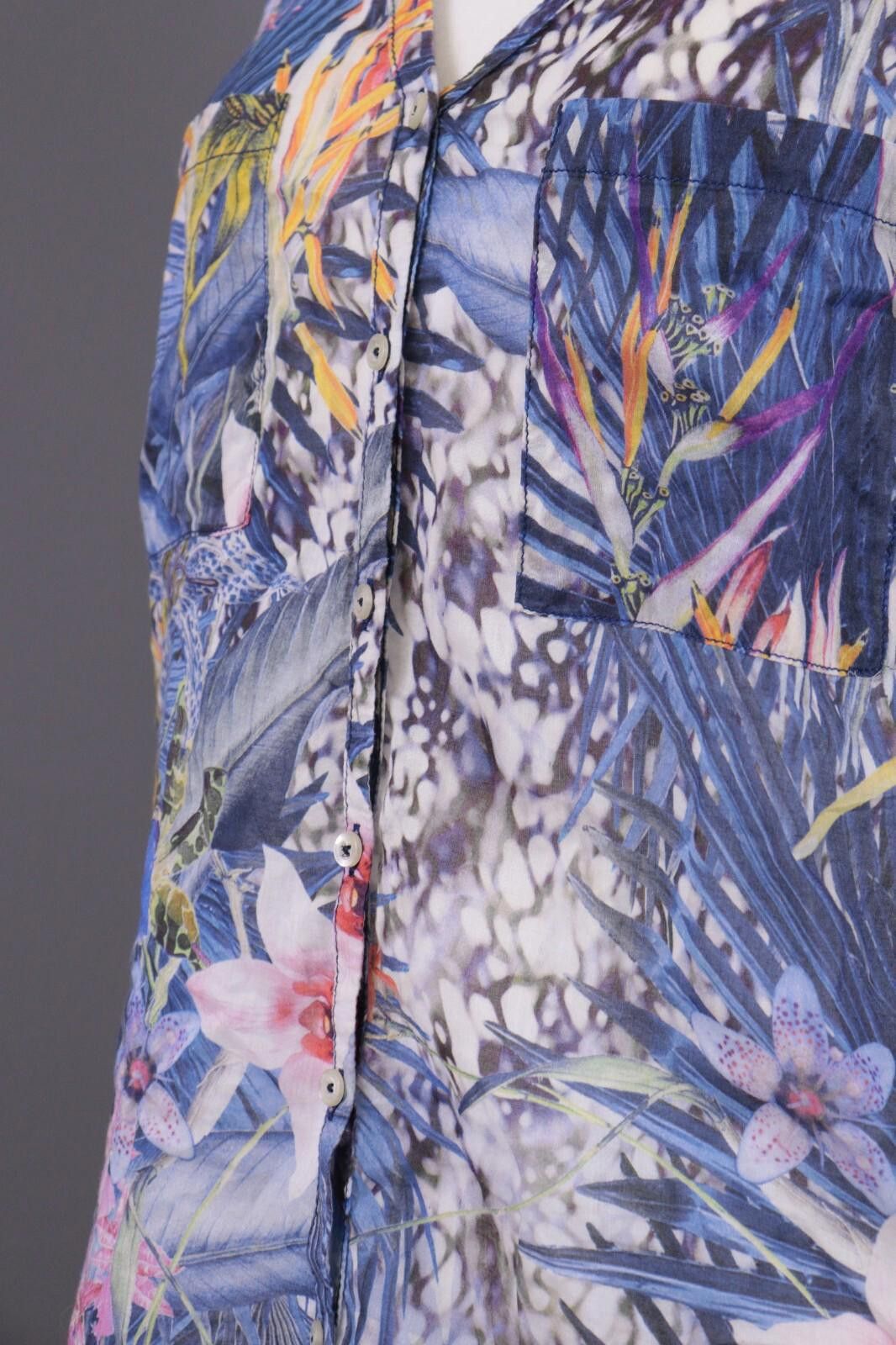 Designer Emily Van Den Bergh Multicolor Floral Shirt Size 42 / L Size M / US 6-8 / IT 42-44 - 9 Thumbnail