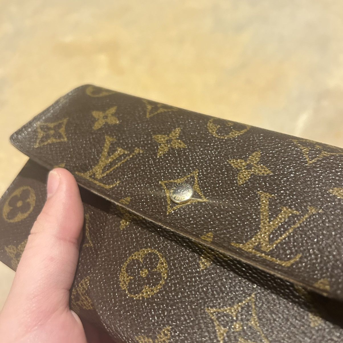 Designer × Louis Vuitton × Vintage Vintage Louis Vuitton LV Monogram Sarah Trifold Long Wallet Size ONE SIZE - 4 Thumbnail