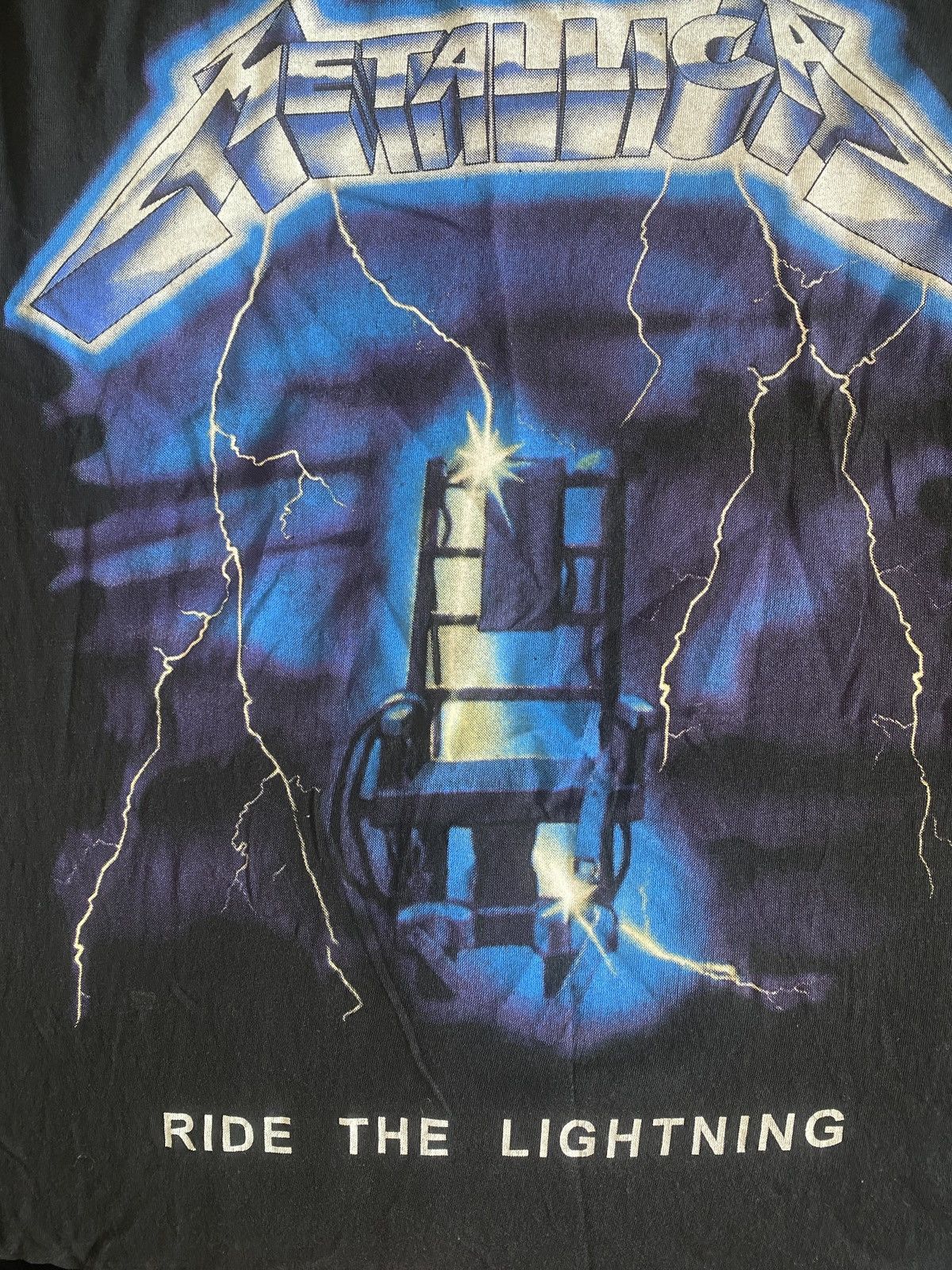Band Tees Vintage Metallica big logo band lightning bootleg 00s tee Size US L / EU 52-54 / 3 - 5 Thumbnail