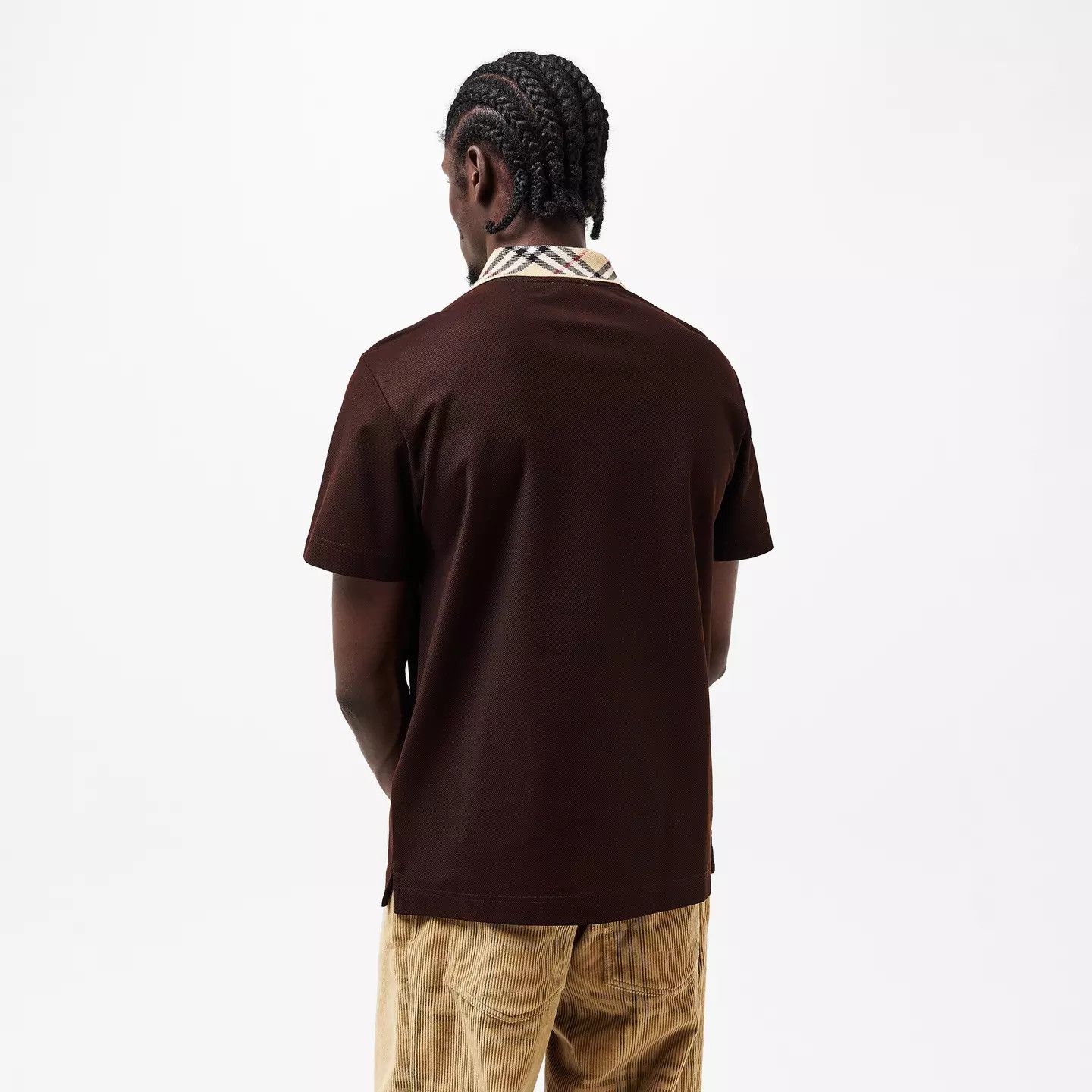 Burberry o1g2r1mq0426 Short Sleeve Polo Shirt in Brown Size US L / EU 52-54 / 3 - 4 Thumbnail