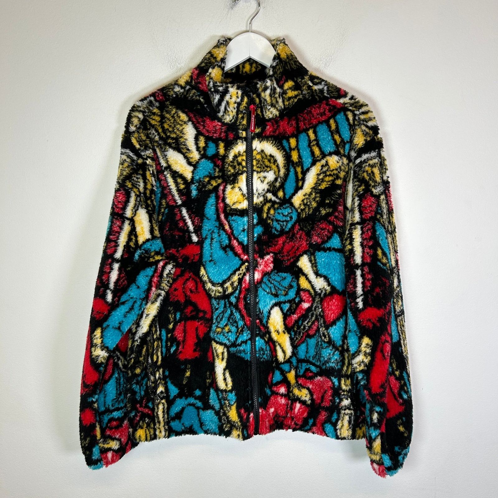 Supreme Supreme Saint Michael Fleece Jacket - Black | Grailed
