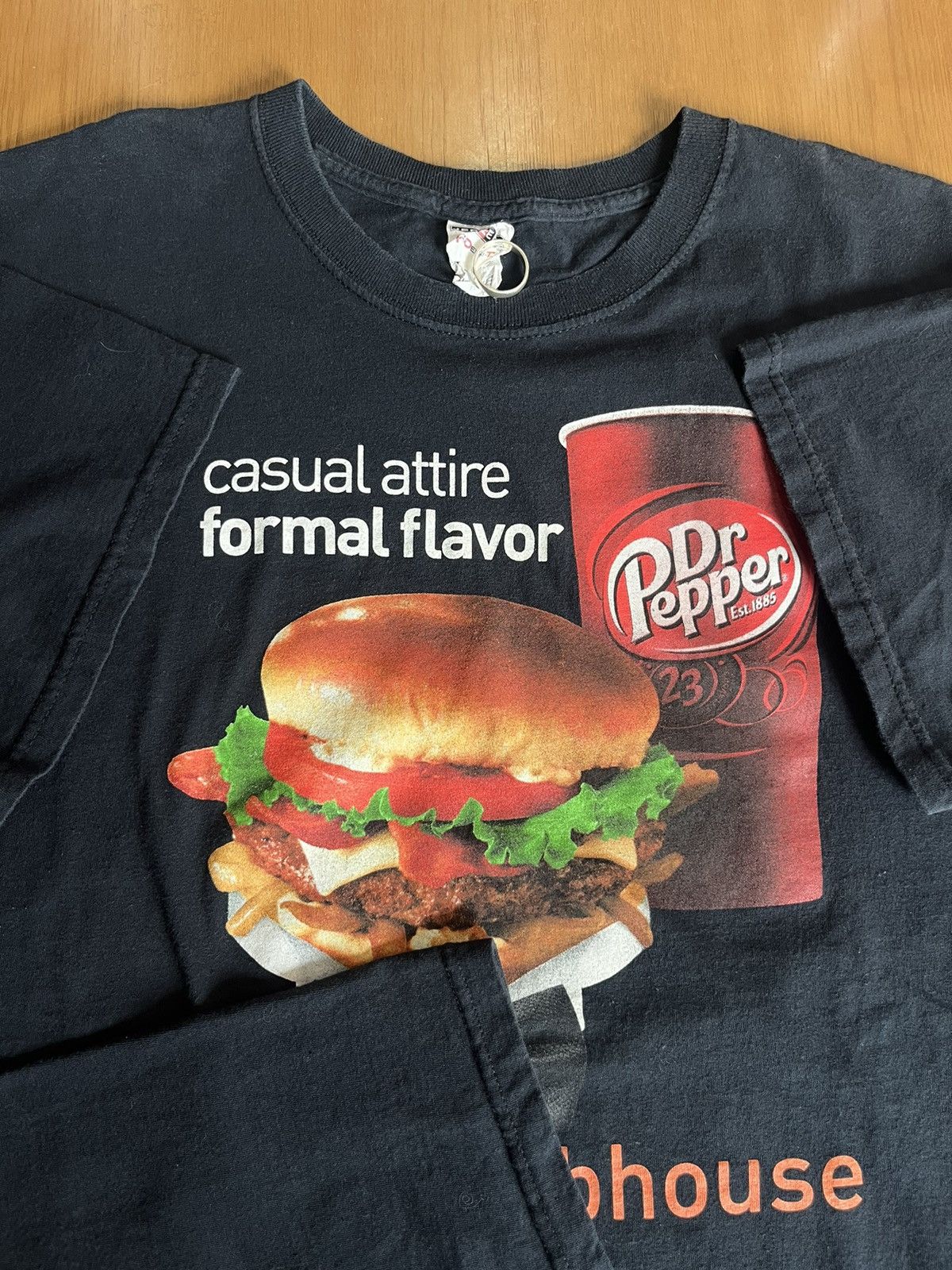 Junk Food McDonald’s & Dr Pepper Bacon Clubhouse promo 00’s Tshirt Size US XL / EU 56 / 4 - 7 Thumbnail