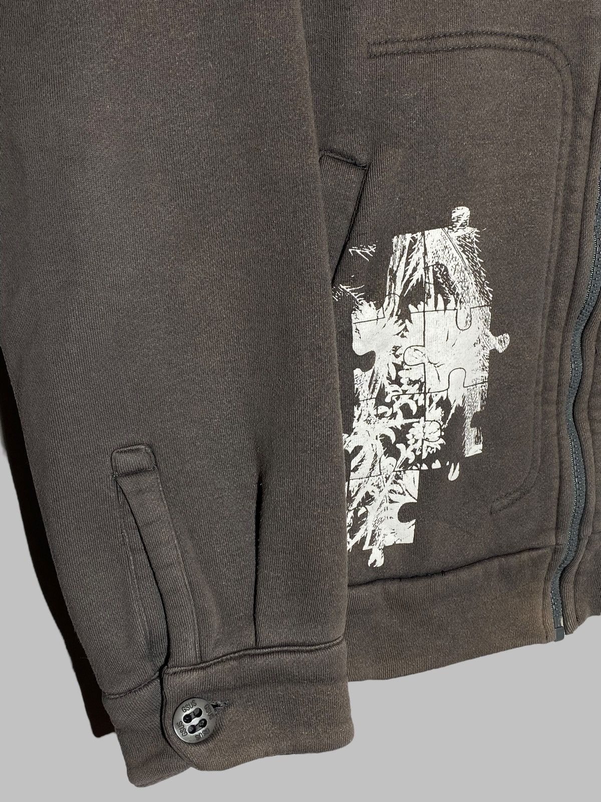 GSUS Sindustries 00s Gsus Industries Y2K Hoodie Dark Aesthetic Puzzle Print Size US XL / EU 56 / 4 - 8 Thumbnail
