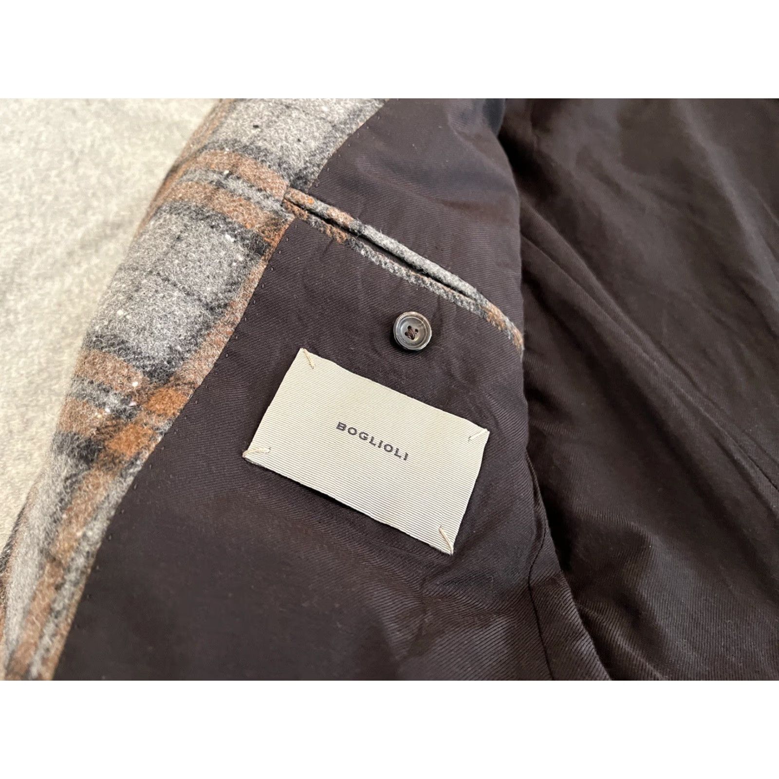 Boglioli Boglioli York Jacket Blazer Plaid Wool Cashmere Mens 38 Sport Coat Multicolor Wool Blend Sport Jacket 38 Mens Size 38R - 3 Thumbnail