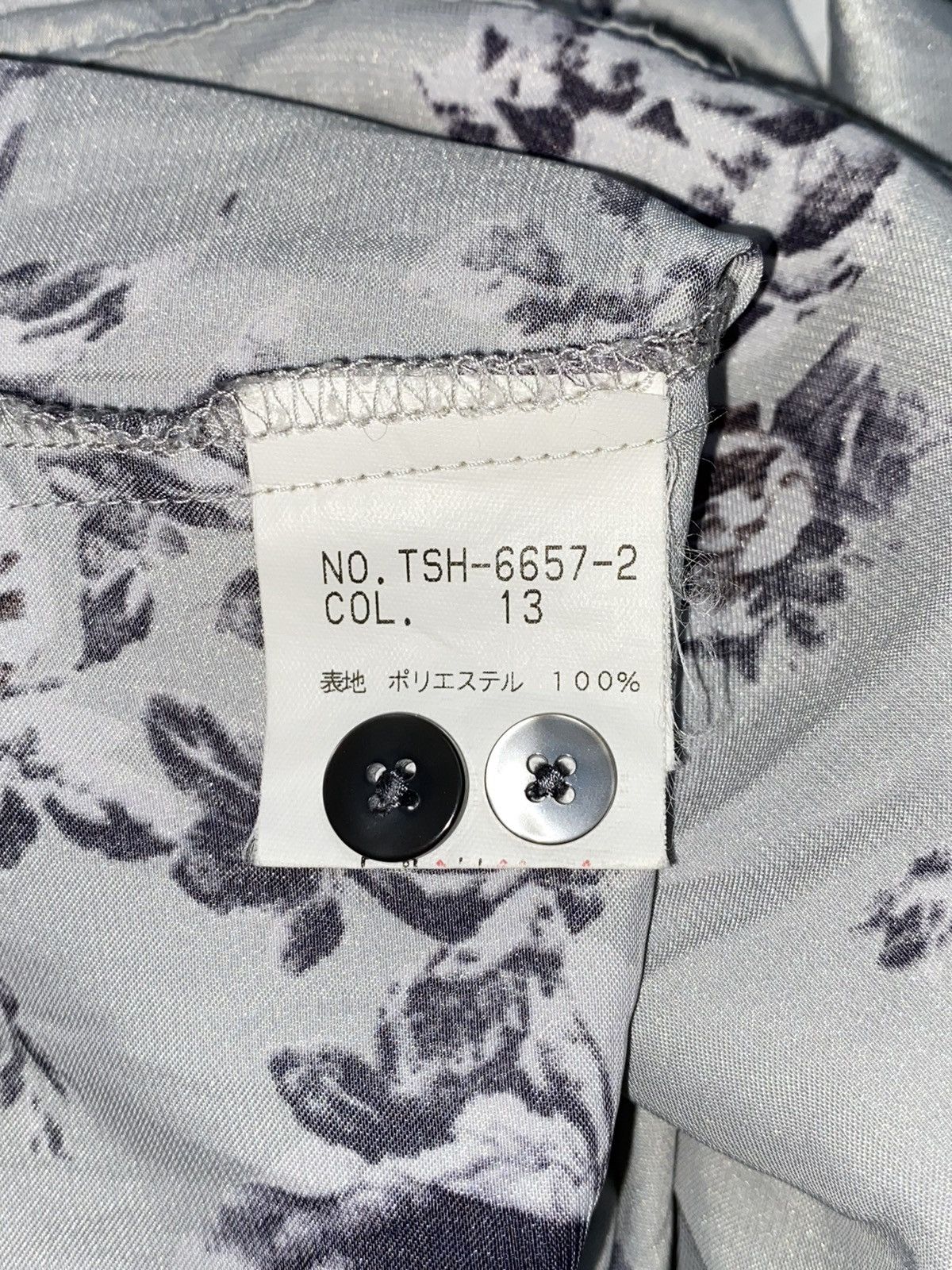 Tornado Mart Tornado Mart Flower Motive Shirt Size US XS / EU 42 / 0 - 7 Thumbnail