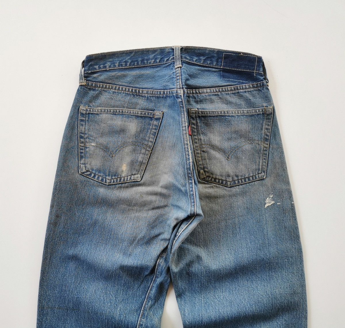 Levi's × Vintage Levis Vintage Rindem Top Button Stamp No 8 Selvedge Denim Size US 28 / EU 44 - 4 Thumbnail