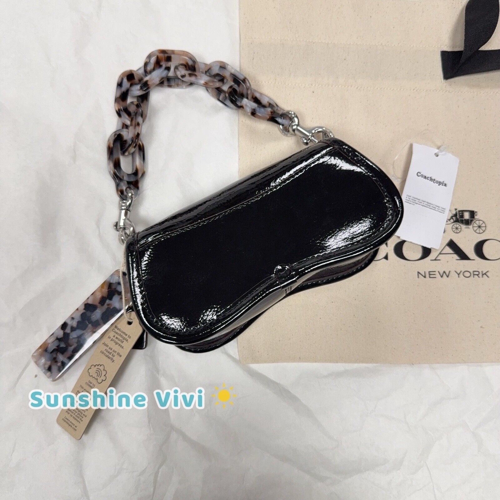 Coach NWT Coach Retail CQ853 Mini Wavy Dinky Bag Size ONE SIZE - 4 Thumbnail