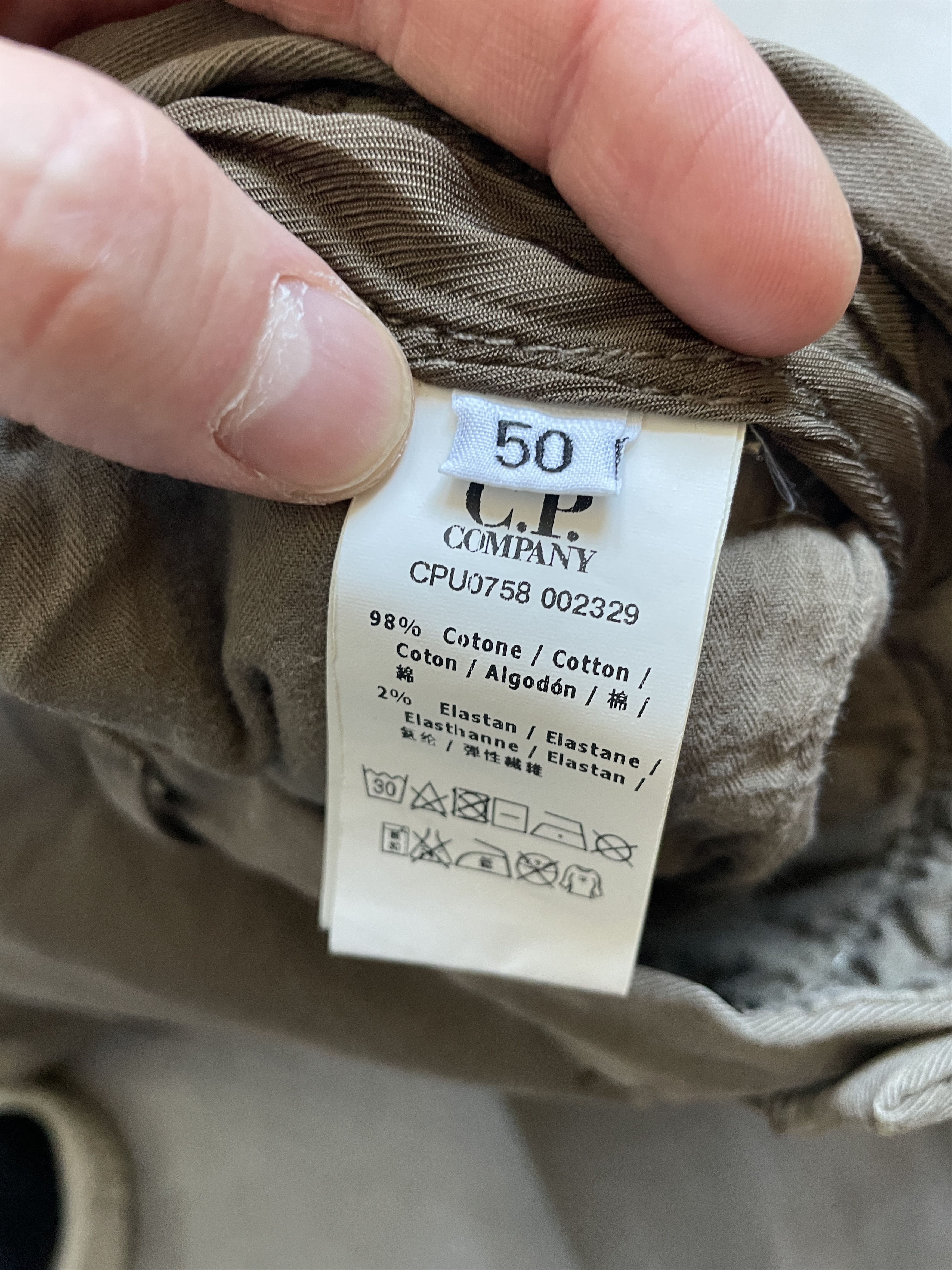 C.P. Company KHAKI STONE ISLAND CP COMPANY CASUAL CHINO Size US 34 / EU 50 - 6 Thumbnail