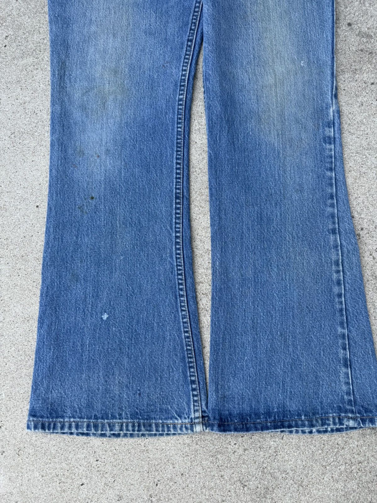 Levi's × Vintage Vtg 70s Levi’s 646 Orange Tab Bellbottom Flare Jeans 32x31 Size US 32 / EU 48 - 3 Thumbnail