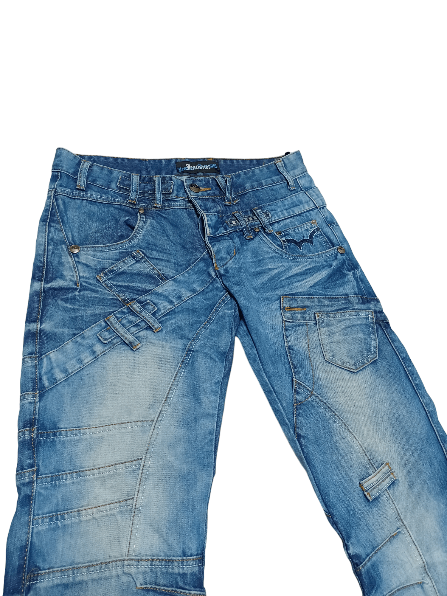 Japanese Brand JEANSNET MULTIPOCKET CARGO AVANT GARDE JAPANESE DEISGNER Y2K Size US 34 / EU 50 - 2 Thumbnail