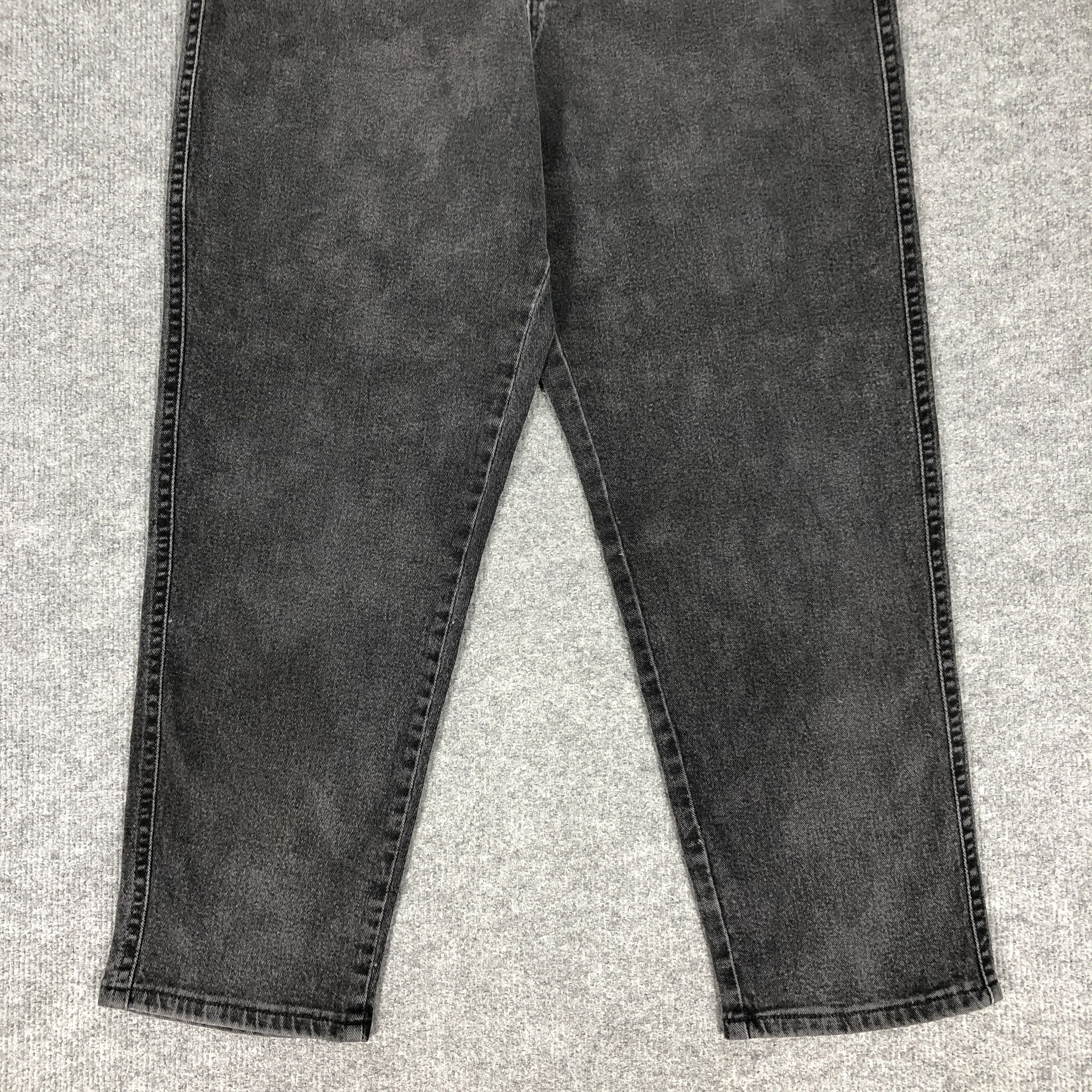 Lee × Vintage Womens Vintage Lee Jeans Side Elastic Faded Black L891W Size 30" / US 8 / IT 44 - 7 Thumbnail