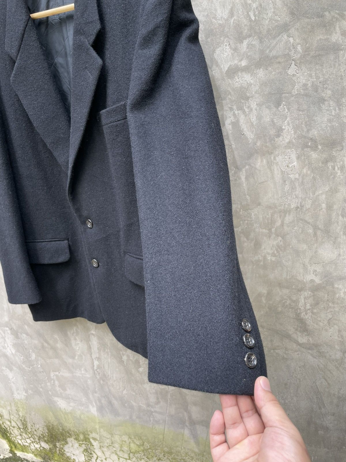 Comme des Garcons Vintage Comme Des Garcons Homme Wool Blazer Jacket Size US M / EU 48-50 / 2 - 8 Thumbnail