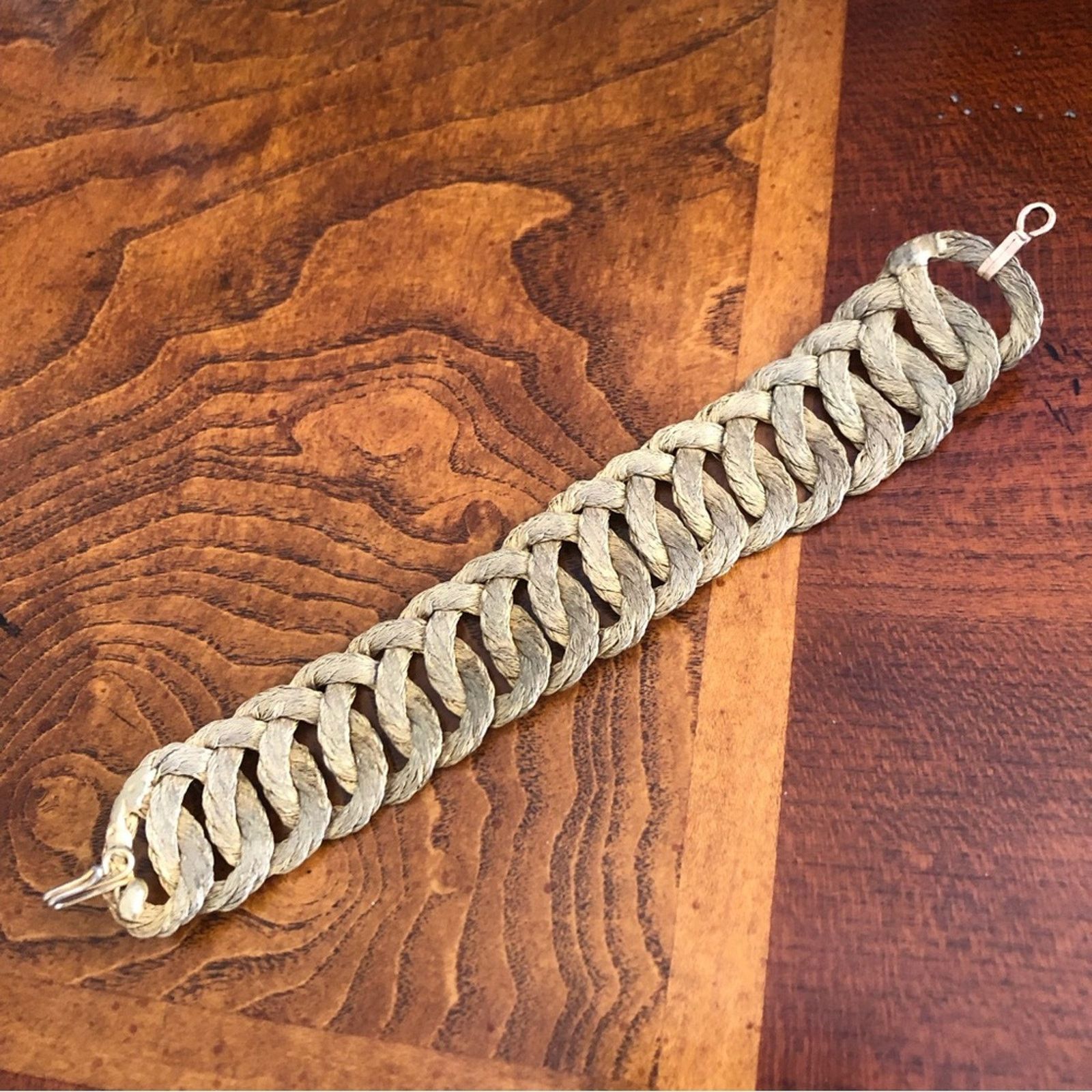 Vintage Vintage hand crafted braided gold strand bracelet Size ONE SIZE - 5 Thumbnail