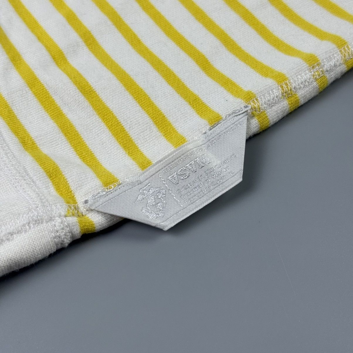 Visvim Vintage Visvim Yellow Striped Long Sleeve Sweatshirt Size US M / EU 48-50 / 2 - 5 Thumbnail