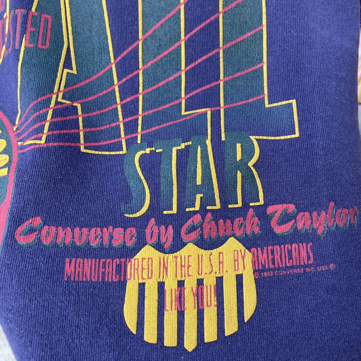 Converse 🔥Vintage 1993 Converse Big Clock Logo Sweatshirts Size US M / EU 48-50 / 2 - 6 Thumbnail