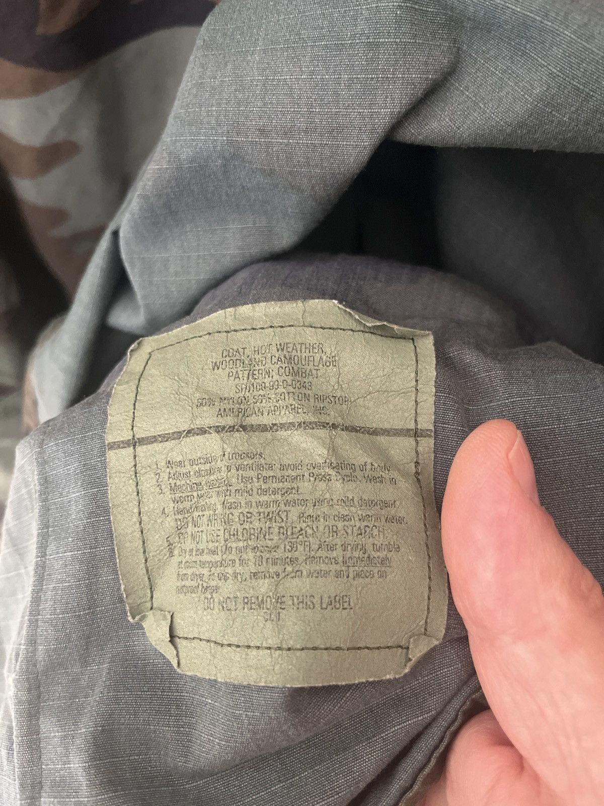 Vintage Army parka vintage original Size US L / EU 52-54 / 3 - 1 Thumbnail