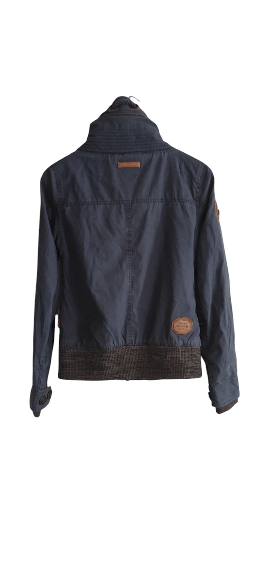 Naketano Naketano Women's Jacket Windbreaker Zip Top Blue color Size S / US 4 / IT 40 - 4 Thumbnail