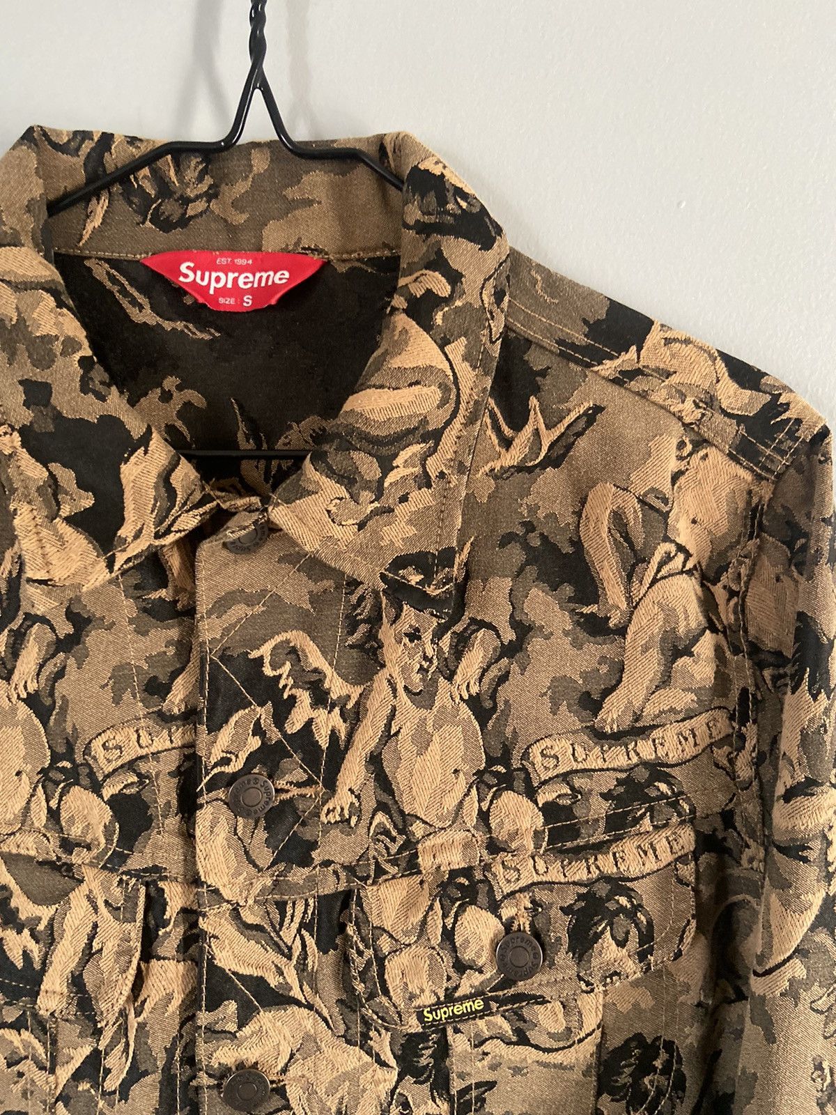 Supreme Supreme Cherub Denim Trucker Jacket FW16 Angels Size US S / EU 44-46 / 1 - 3 Thumbnail