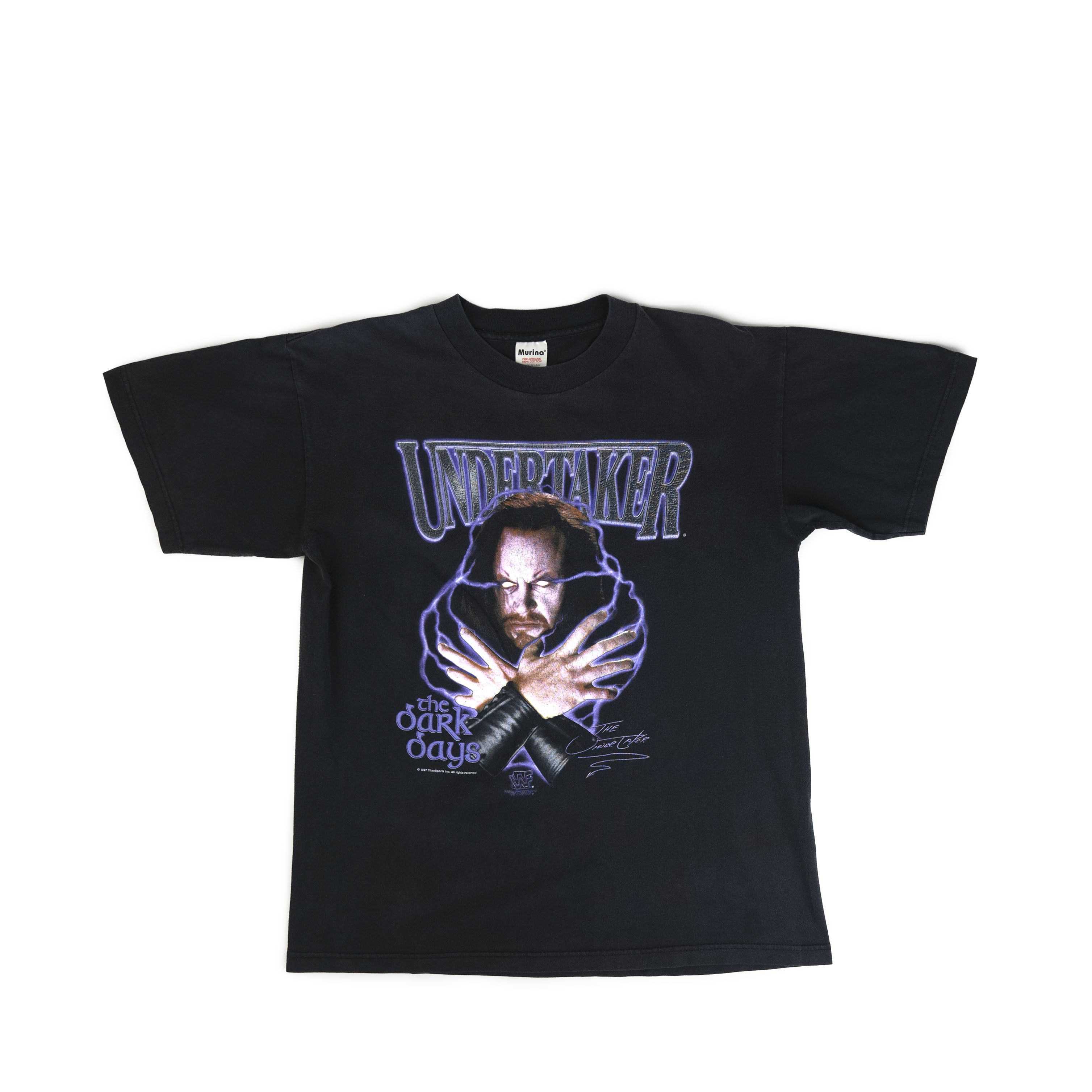 Vintage × WWE × WWF Vintage 1997 The Undertaker The Dark Days Tee Shirt Size US L / EU 52-54 / 3 - 1 Thumbnail