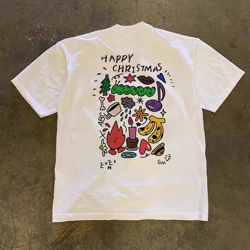 Japanese Brand White casual retro banana print cotton t-shirt Size US M / EU 48-50 / 2 - 1 Thumbnail