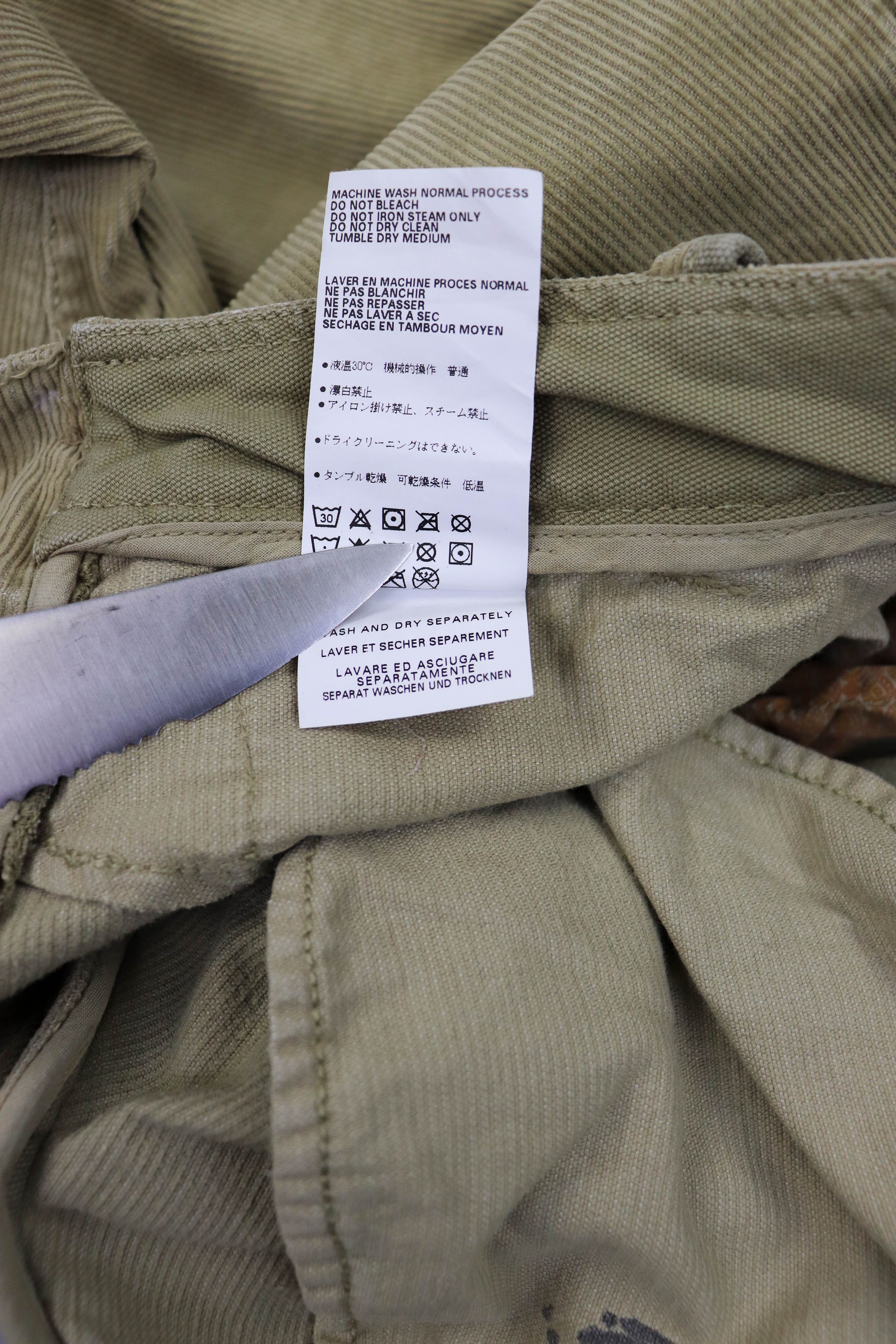 Napapijri Napapijri Sand Beige Corduroy Trousers Pants Size US 36 / EU 52 - 14 Thumbnail