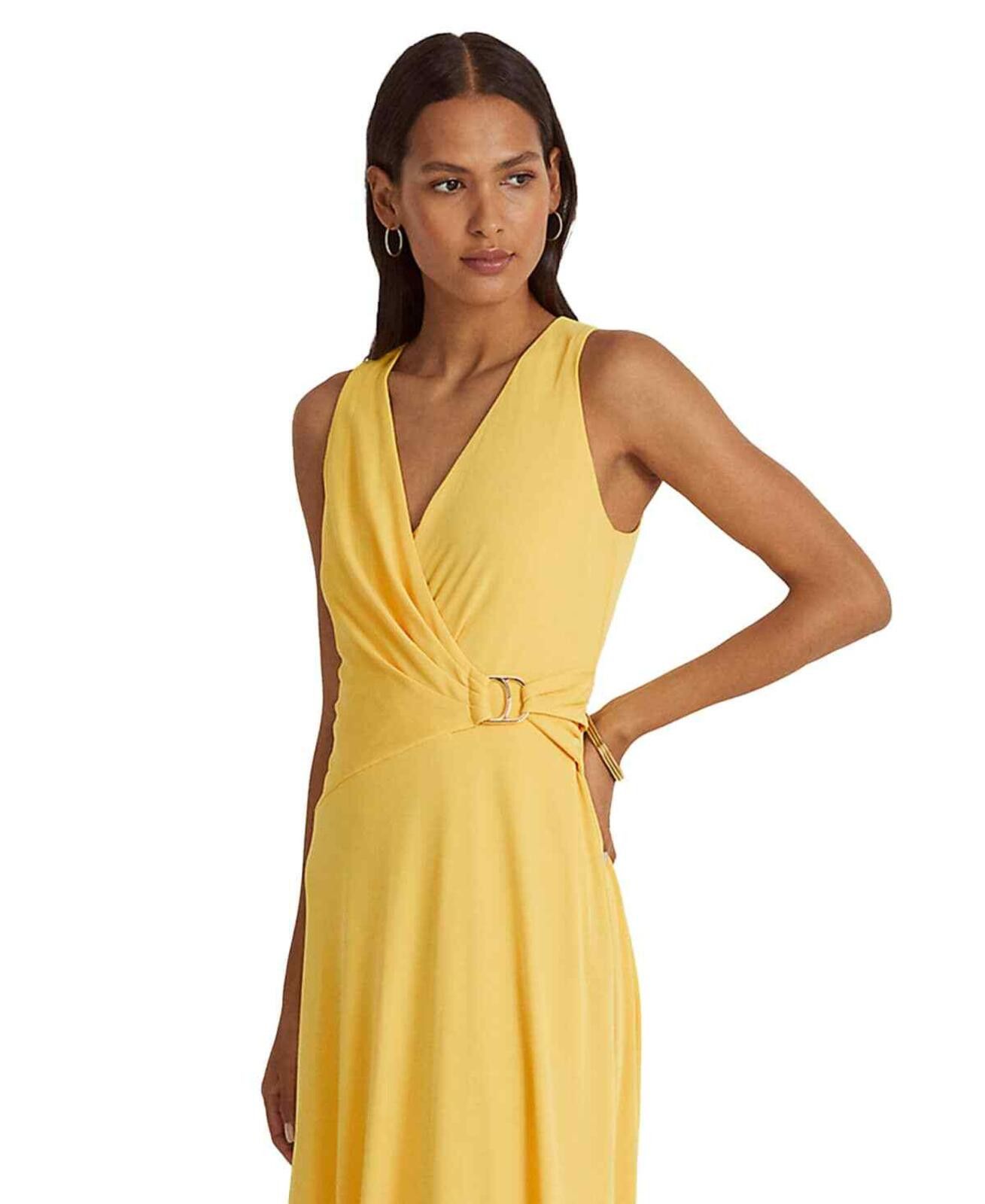 Lauren Ralph Lauren Lauren Ralph Lauren Buckle-Trim Jersey Halter Gown Dress 8 Size M / US 6-8 / IT 42-44 - 3 Thumbnail
