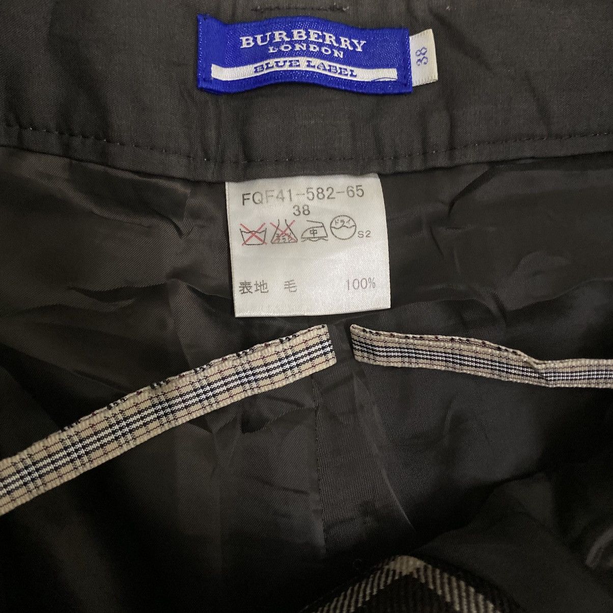 Burberry Burberry Nova Check Flare Pants Supreme Coat Jacket Leather Size US 31 - 4 Thumbnail