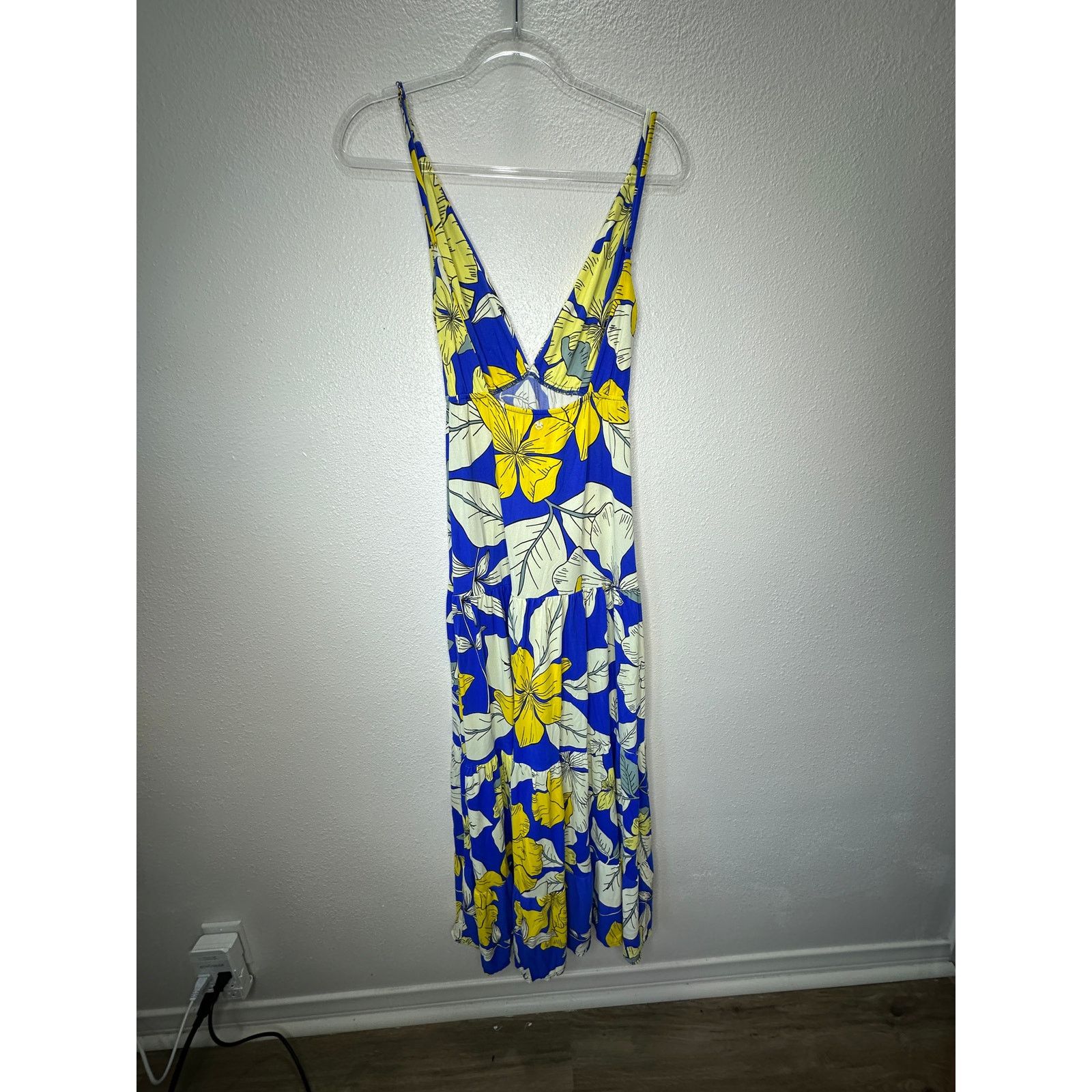 Other Maaji Yellow White Blue SandCastle Sleeveless Maxi Dress S Size S / US 4 / IT 40 - 7 Thumbnail