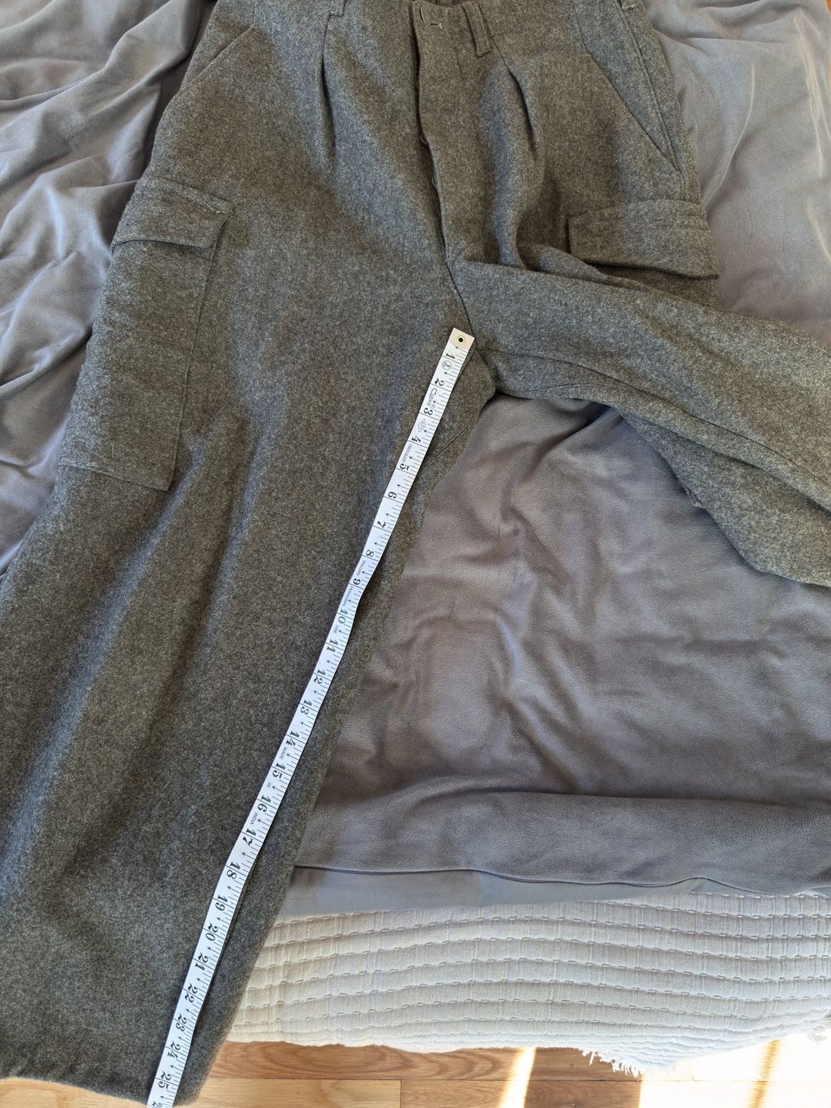 Vintage Vintage Wool Loose Fit Military Surplus Cargo Pants Size US 34 / EU 50 - 5 Thumbnail