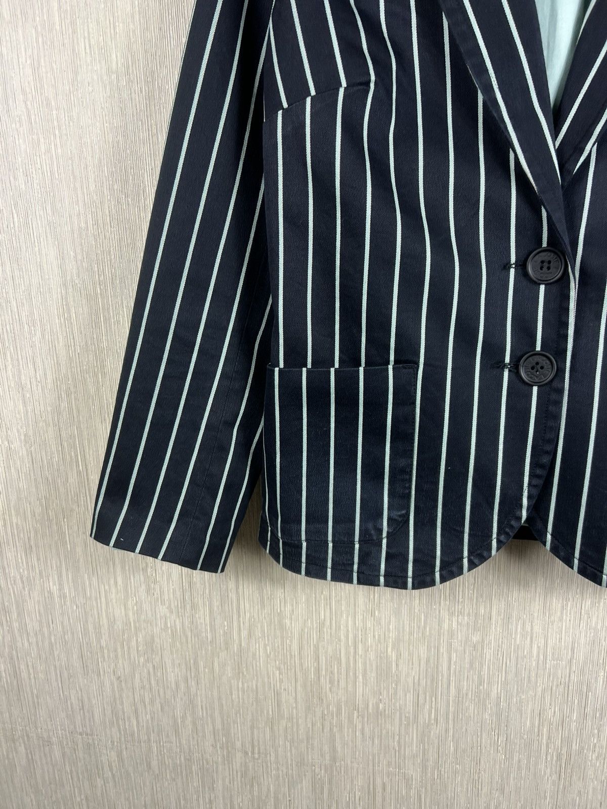 Lacoste Vintage Lacoste archive striped L logo pocket blazer jacket Size S / US 4 / IT 40 - 7 Thumbnail