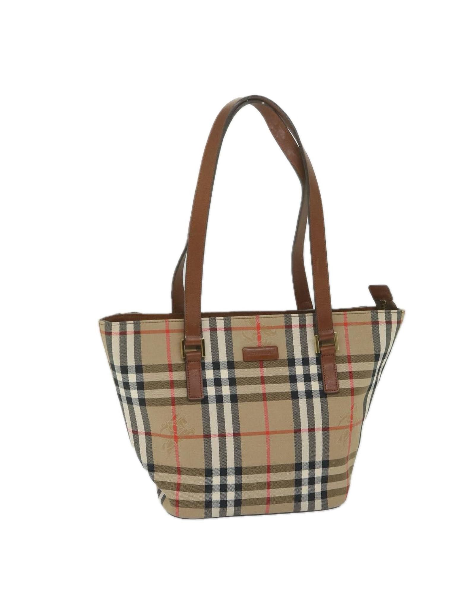 image of Burberry Beige Nylon Tote Bag, Women's