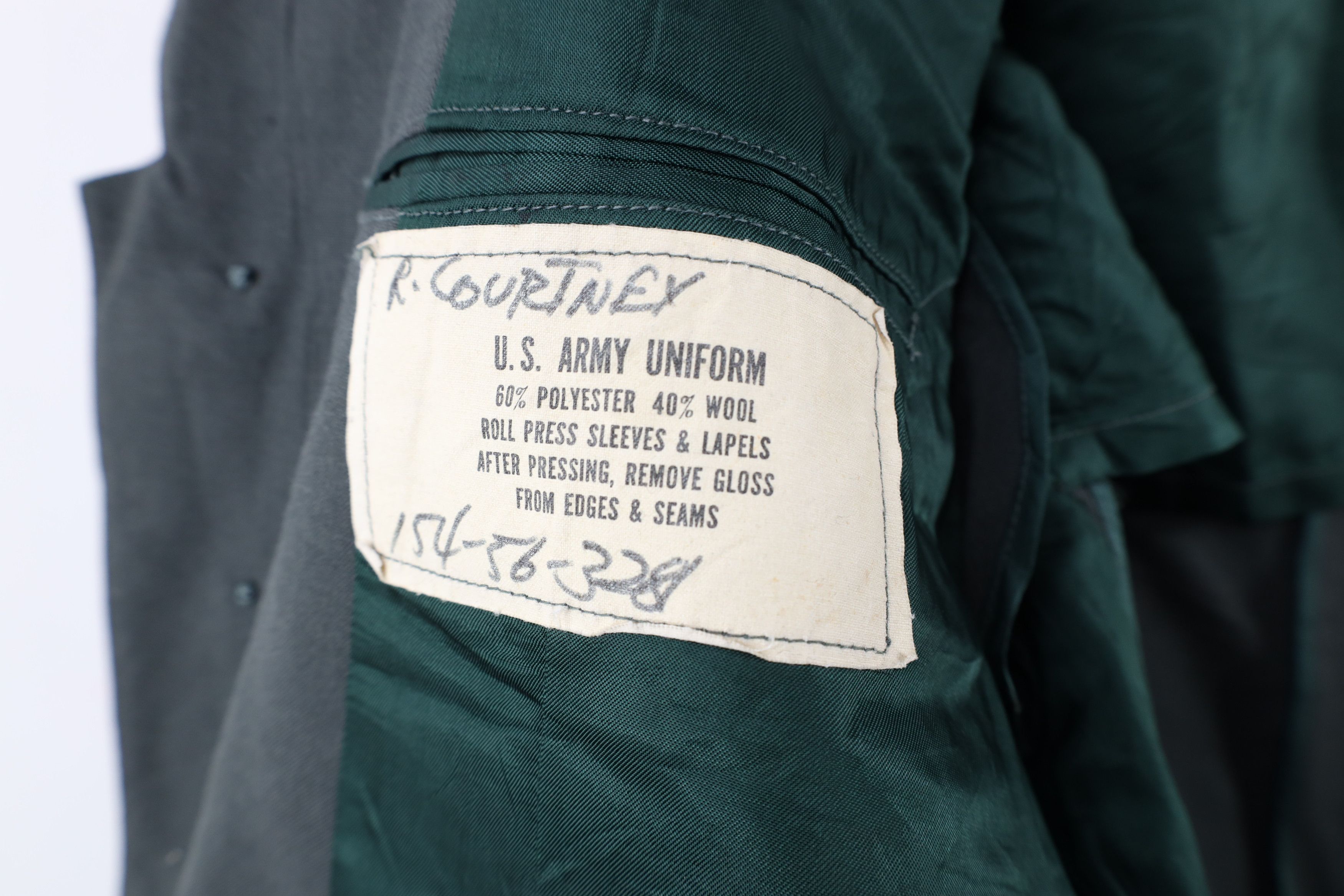 Vintage Vintage 60s Vietnam War AG-344 Class 3 Army Officer Jacket Size US XL / EU 56 / 4 - 10 Thumbnail