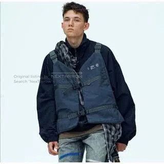 Neighborhood Black Utility Vest with Adjustable Straps. Size US S / EU 44-46 / 1 - 2 Thumbnail