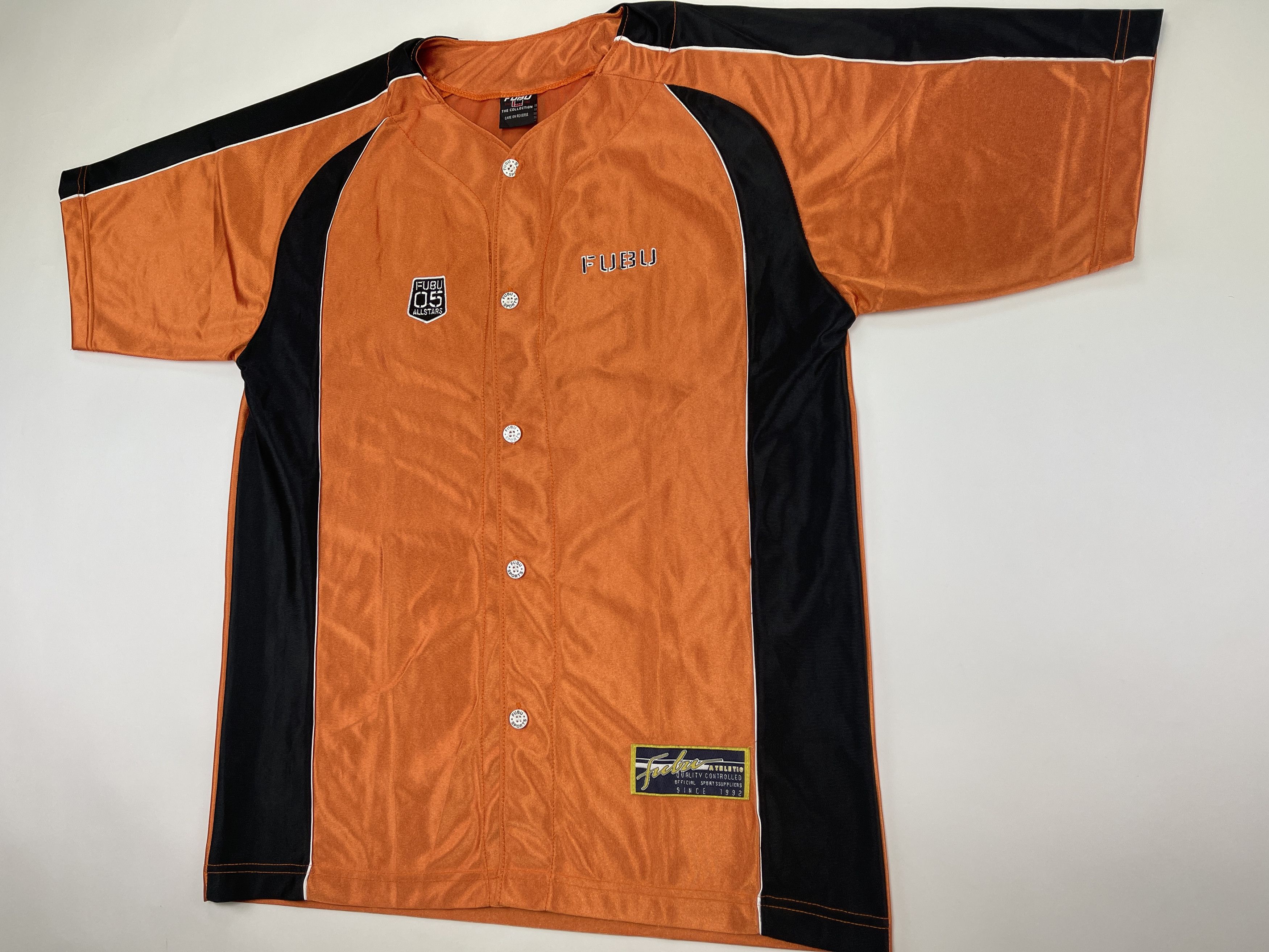 Fubu FUBU jersey, orange, vintage hip hop t-shirt, 90s hip hop L Size US L / EU 52-54 / 3 - 5 Thumbnail